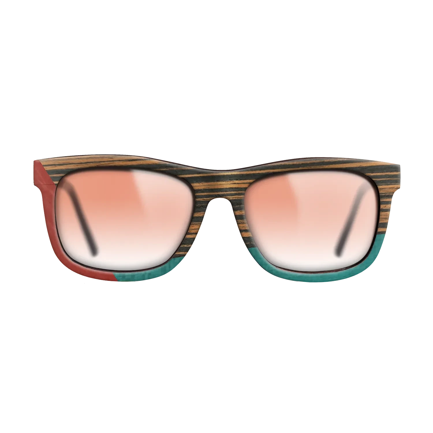 Italian Ebony,Poplar Dyed: Red,Fumed Oak,Poplar Dyed: Turquoise: Bauhaus - The Hero - Square - SIRIS wood optic