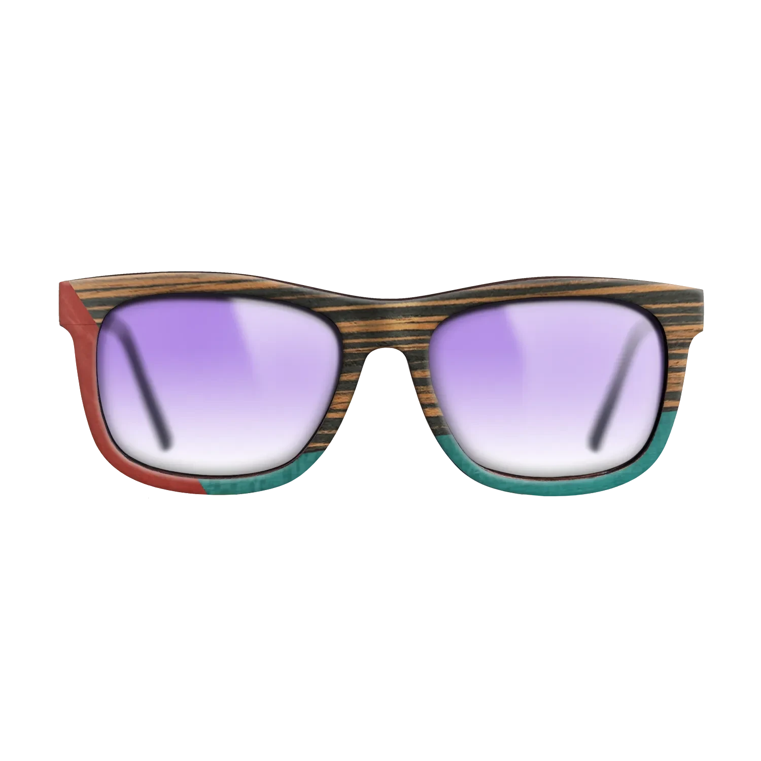 Italian Ebony,Poplar Dyed: Red,Fumed Oak,Poplar Dyed: Turquoise: Bauhaus - The Hero - Square - SIRIS wood optic