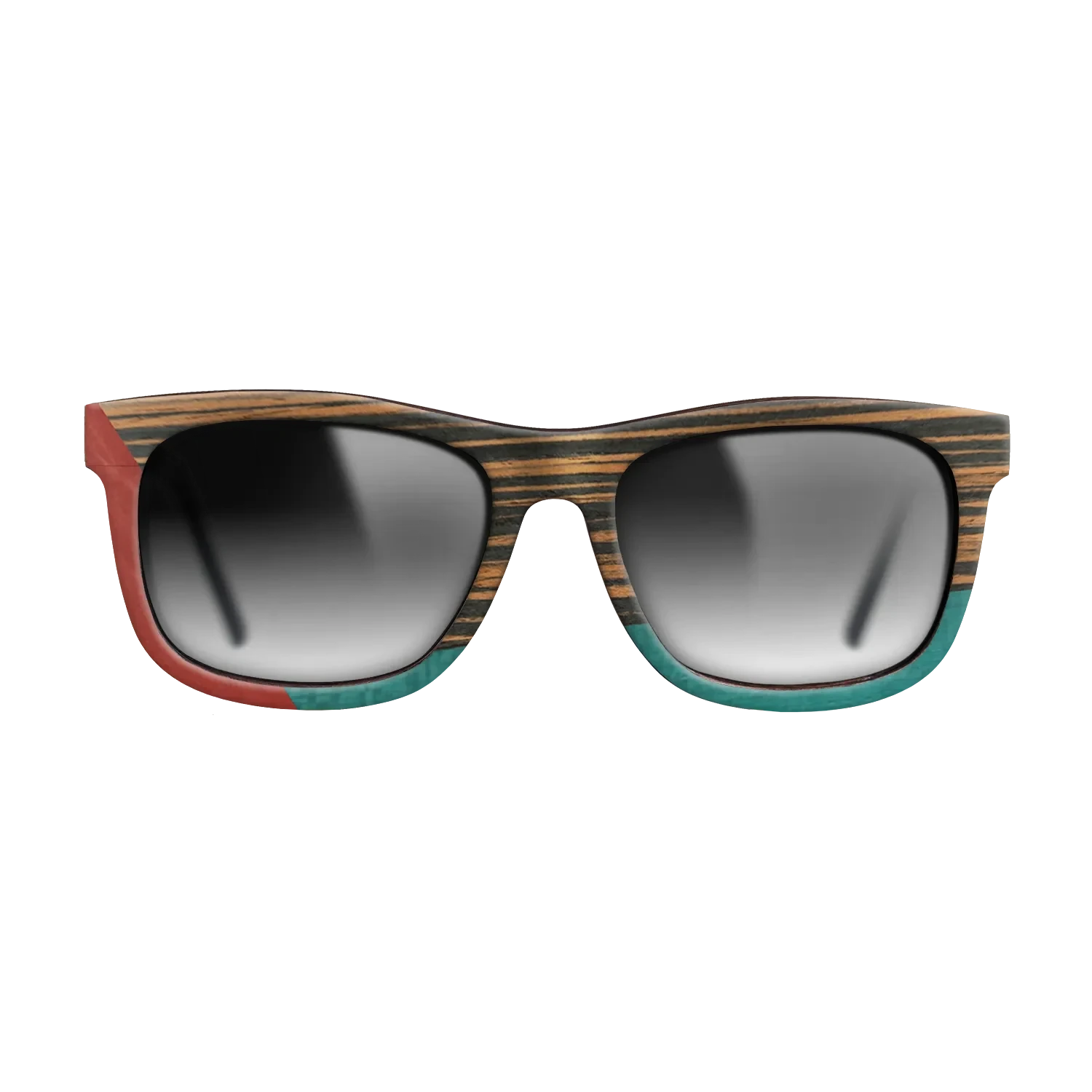 Italian Ebony,Poplar Dyed: Red,Fumed Oak,Poplar Dyed: Turquoise: Bauhaus - The Hero - Square - SIRIS wood optic
