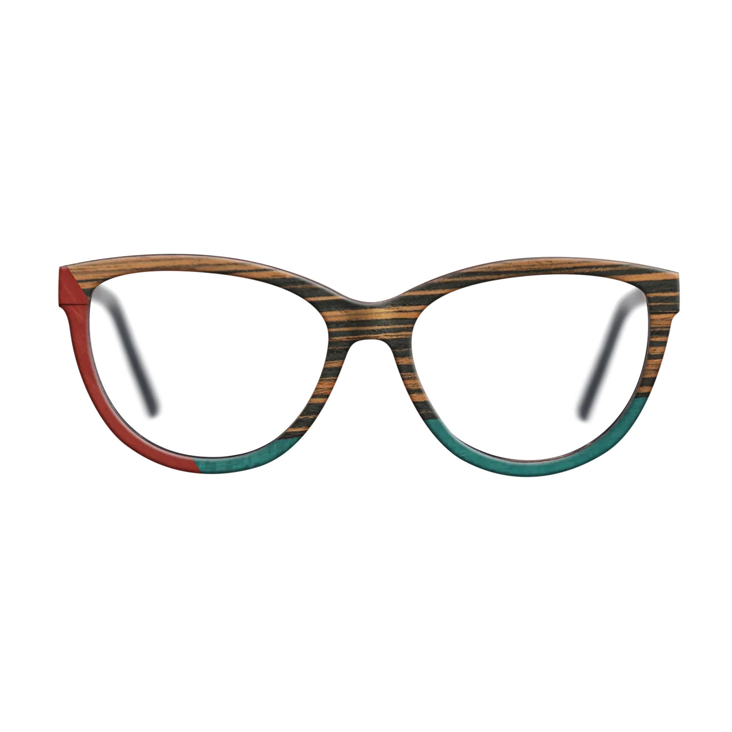 Italian Ebony,Poplar Dyed: Red,Fumed Oak,Poplar Dyed: Turquoise: Bauhaus - The Maiden - Cat - SIRIS wood optic