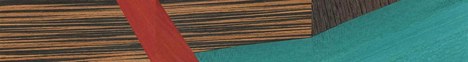 Italian Ebony,Poplar Dyed: Red,Fumed Oak,Poplar Dyed: Turquoise: Bauhaus - The Rebel - Round - SIRIS wood optic