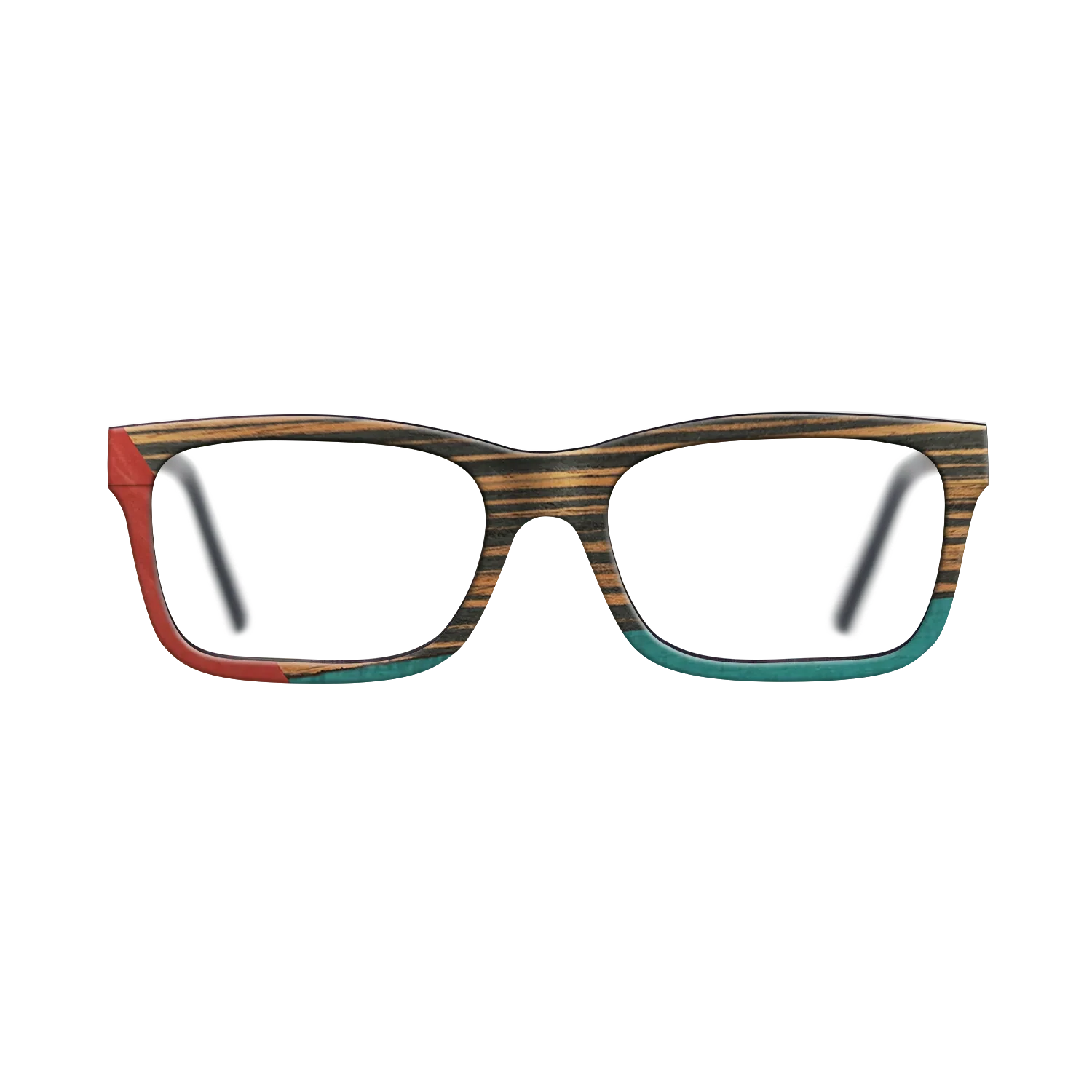 Italian Ebony,Poplar Dyed: Red,Fumed Oak,Poplar Dyed: Turquoise: Bauhaus - The Sage - Block - SIRIS wood optic