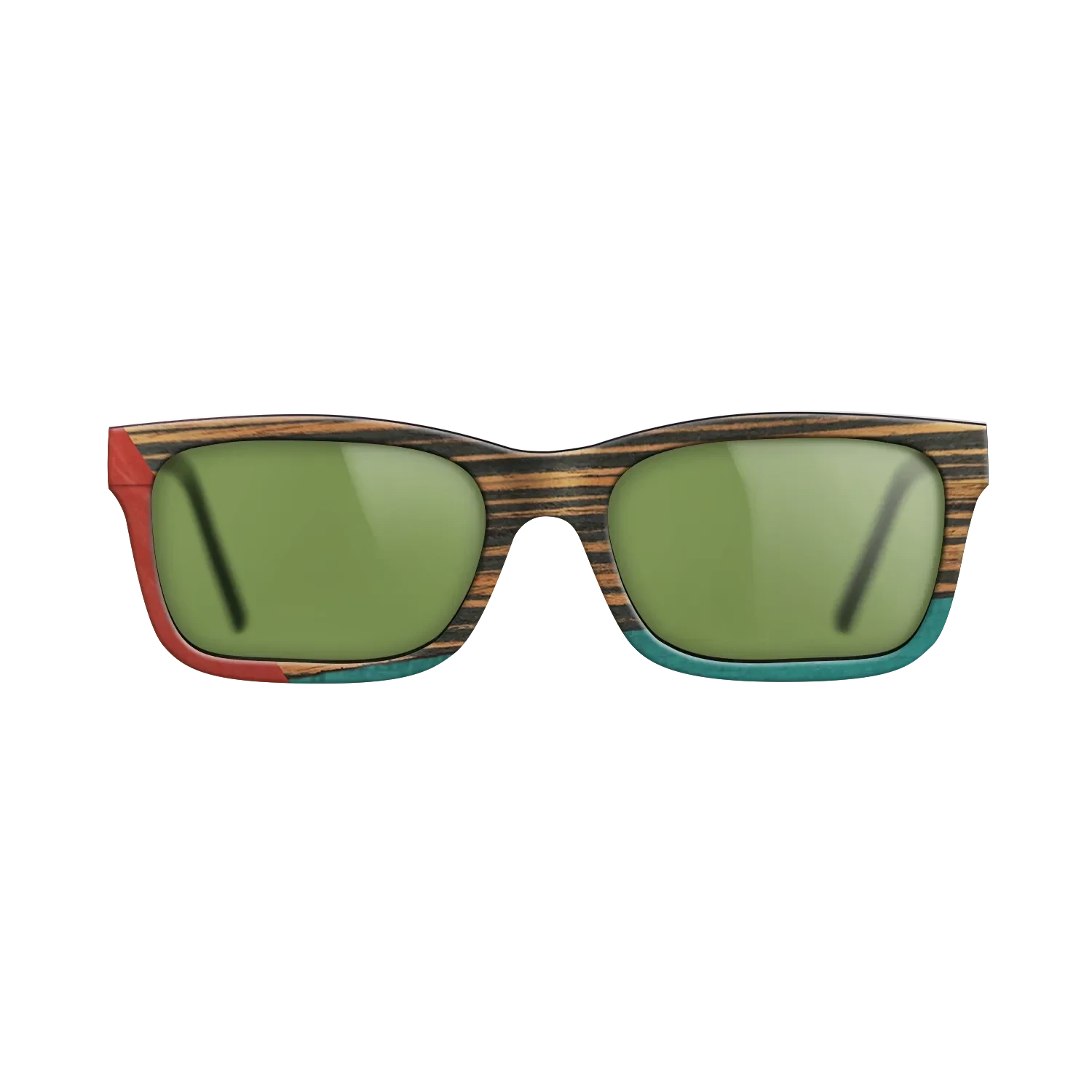 Italian Ebony,Poplar Dyed: Red,Fumed Oak,Poplar Dyed: Turquoise: Bauhaus - The Sage - Block - SIRIS wood optic