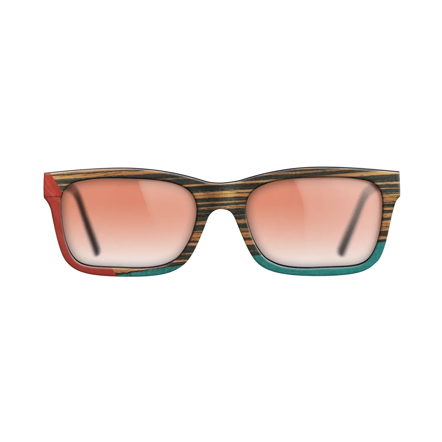 Italian Ebony,Poplar Dyed: Red,Fumed Oak,Poplar Dyed: Turquoise: Bauhaus - The Sage - Block - SIRIS wood optic