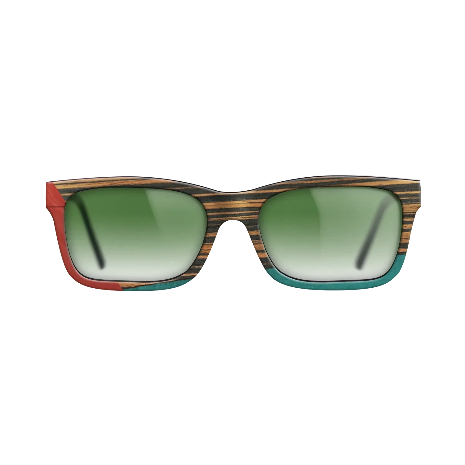 Italian Ebony,Poplar Dyed: Red,Fumed Oak,Poplar Dyed: Turquoise: Bauhaus - The Sage - Block - SIRIS wood optic