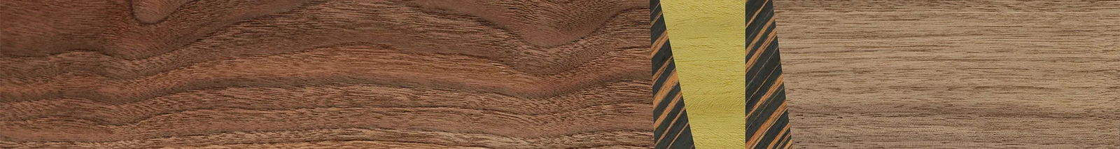 Italian Ebony,Poplar Dyed: Yellow,Walnut: Straight Grain,Walnut Claro Light: Fractal - The Hero - Square - 1700 - SIRIS wood optic