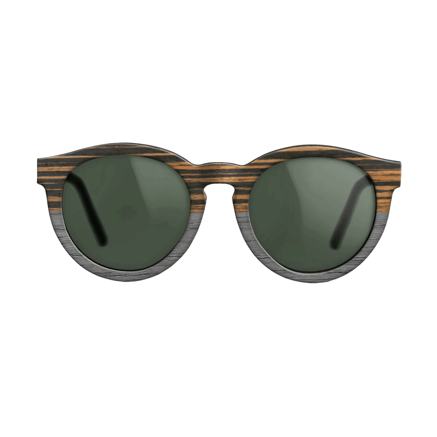 Italian Ebony Tophalf Grey Noir - The Rebel - Round - 2090 - SIRIS wood optic