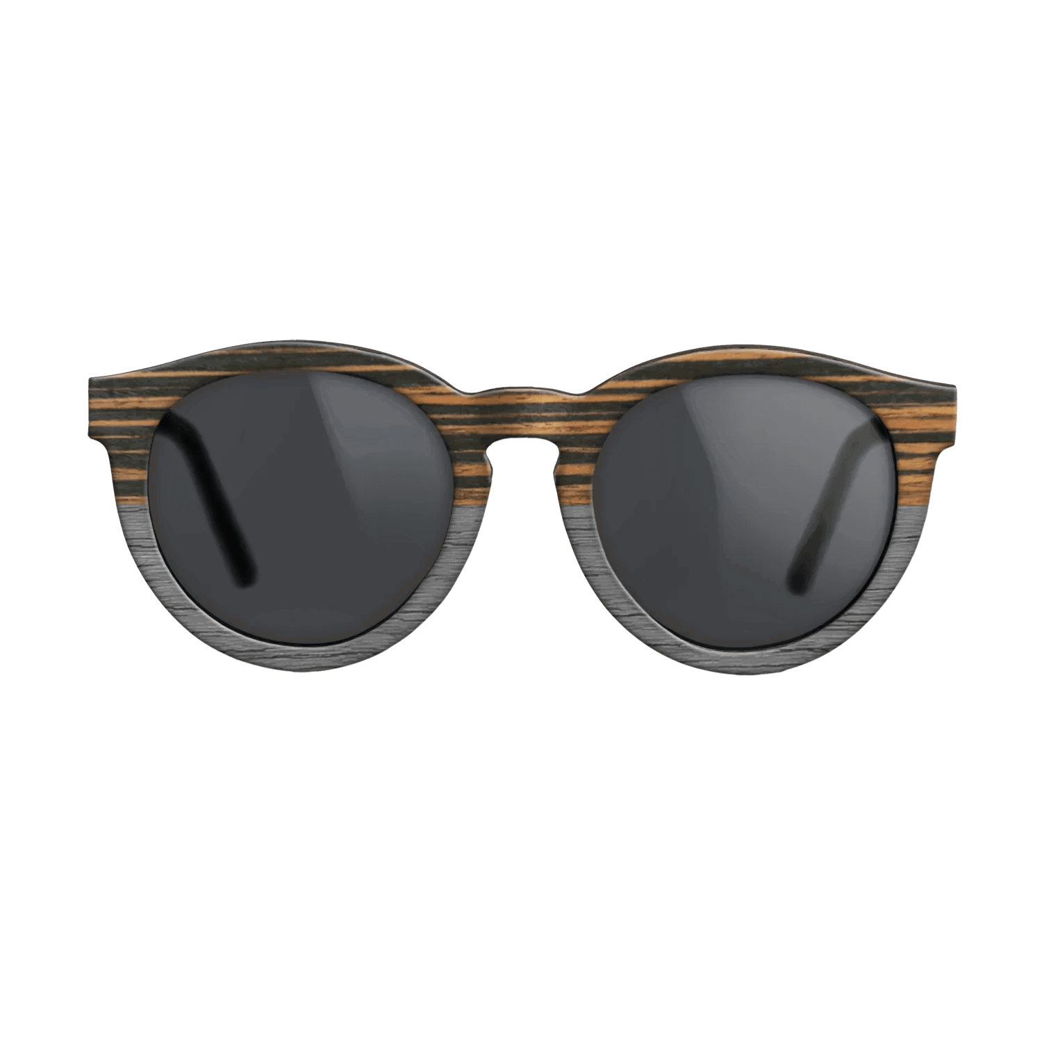 Italian Ebony Tophalf Grey Noir - The Rebel - Round - 2090 - SIRIS wood optic