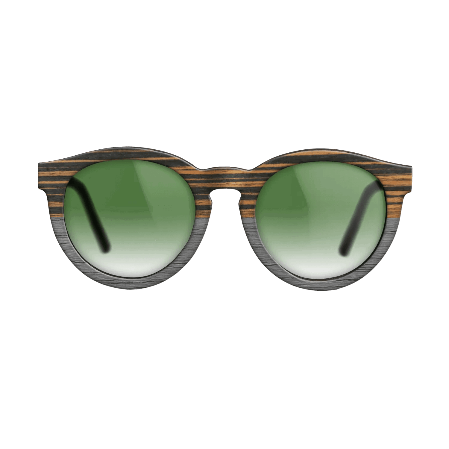 Italian Ebony Tophalf Grey Noir - The Rebel - Round - 2090 - SIRIS wood optic