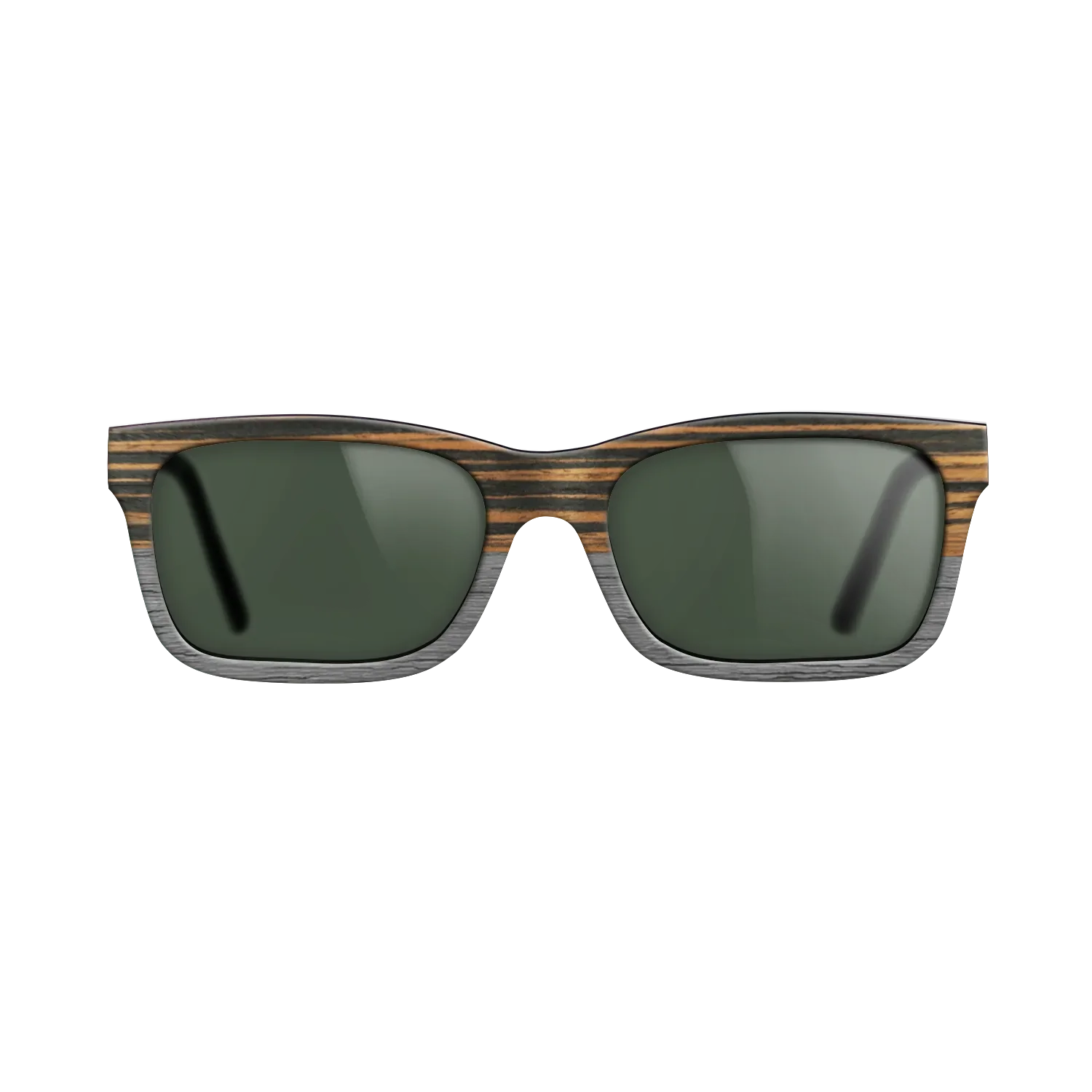 Italian Ebony Tophalf Grey Noir - The Sage - Rectangle - 2090 - SIRIS wood optic