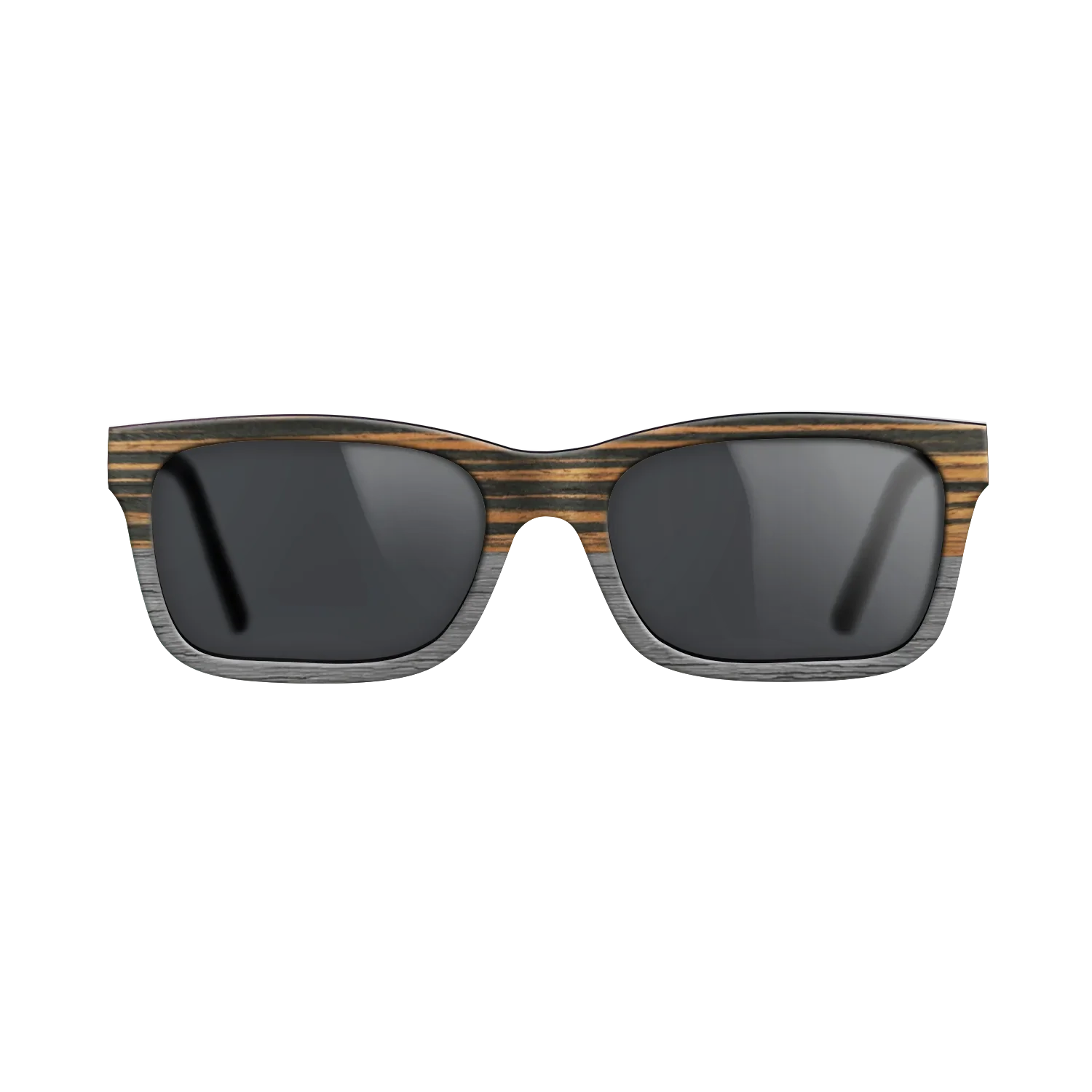 Italian Ebony Tophalf Grey Noir - The Sage - Rectangle - 2090 - SIRIS wood optic