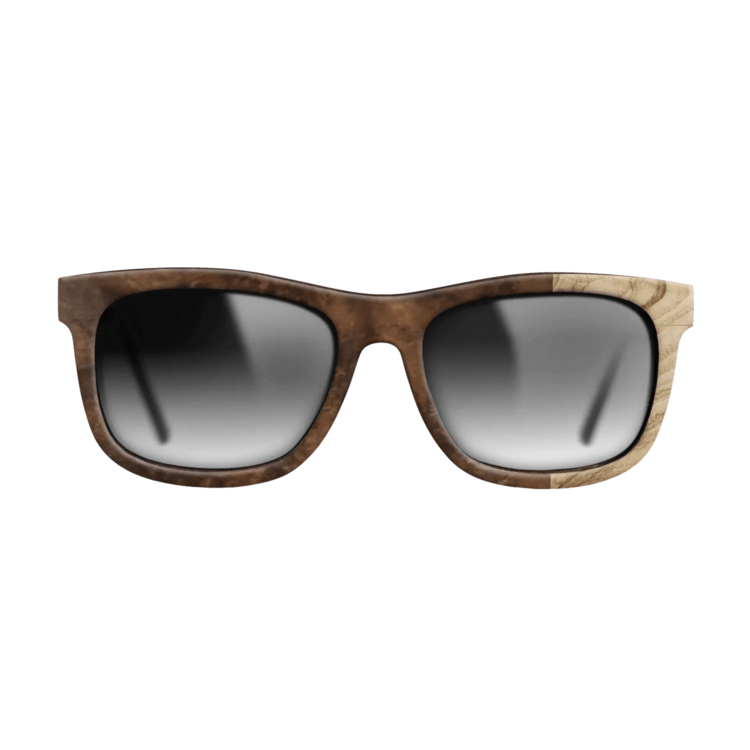 Walnut Burl,Olive Burl: Bauhaus - The Hero - Square - SIRIS wood optic
