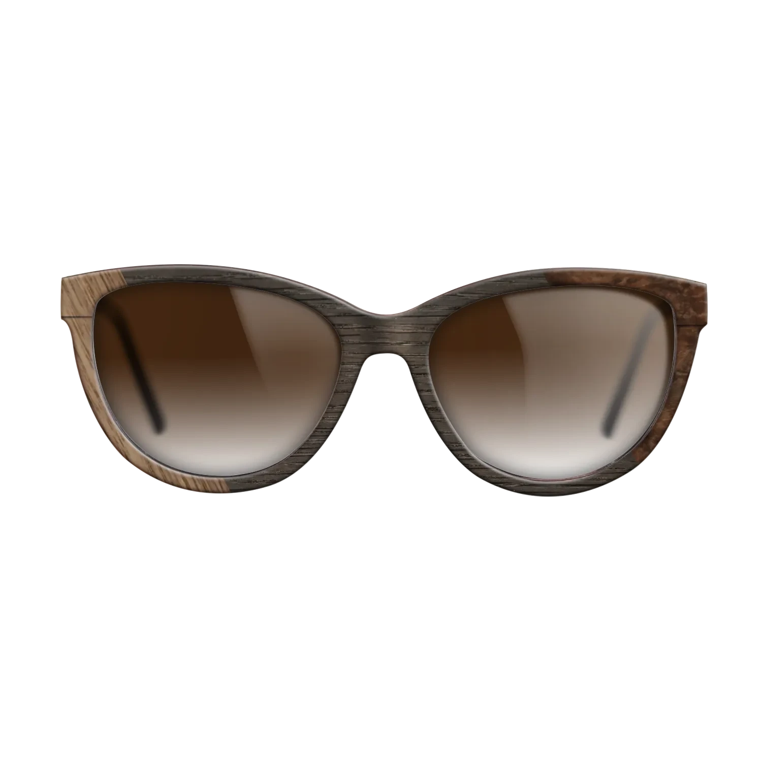 Walnut Burl,Walnut: Straight Grain,Fumed Oak: Bauhaus - The Maiden - Cat - SIRIS wood optic
