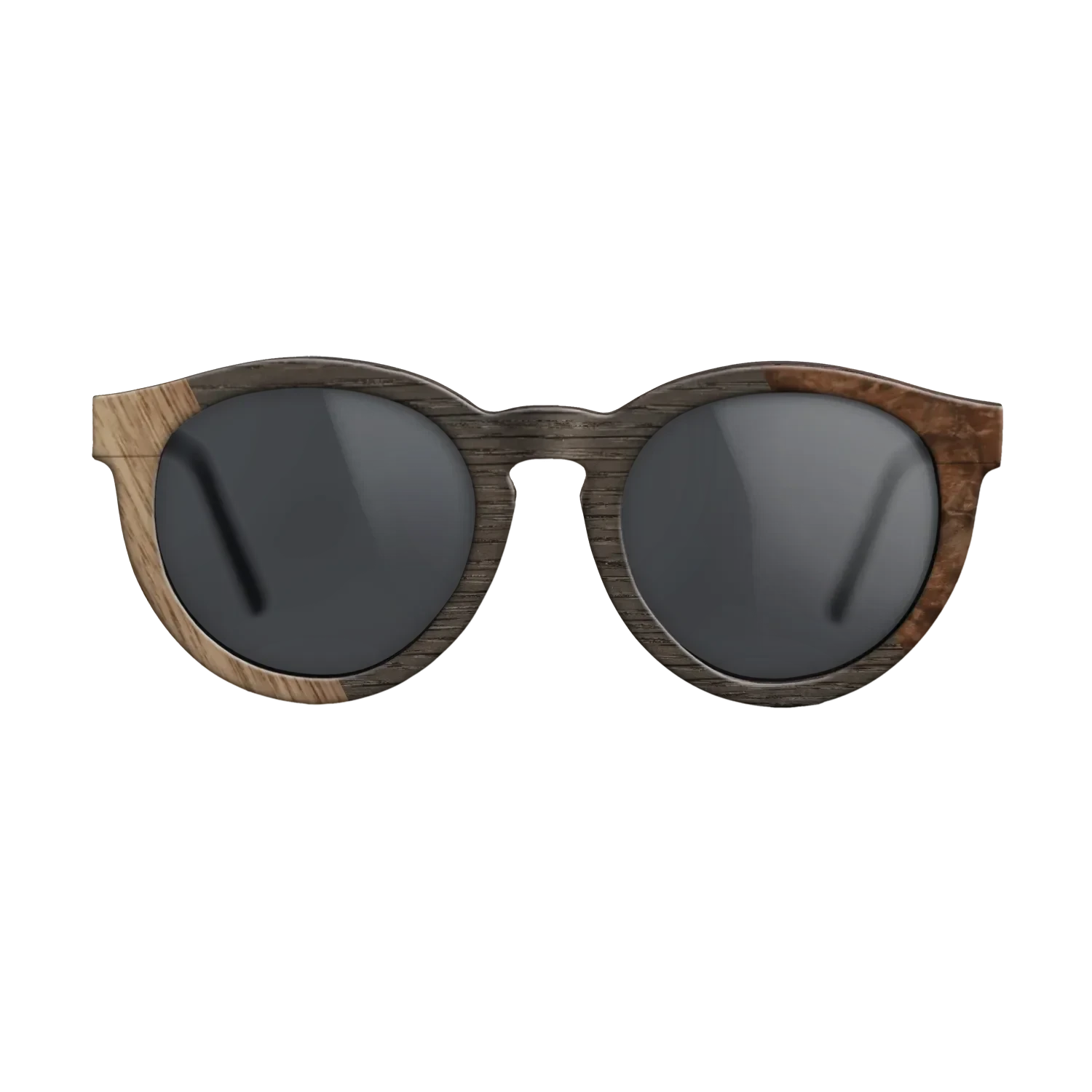 Walnut Burl,Walnut: Straight Grain,Fumed Oak: Bauhaus - The Rebel - Round - SIRIS wood optic