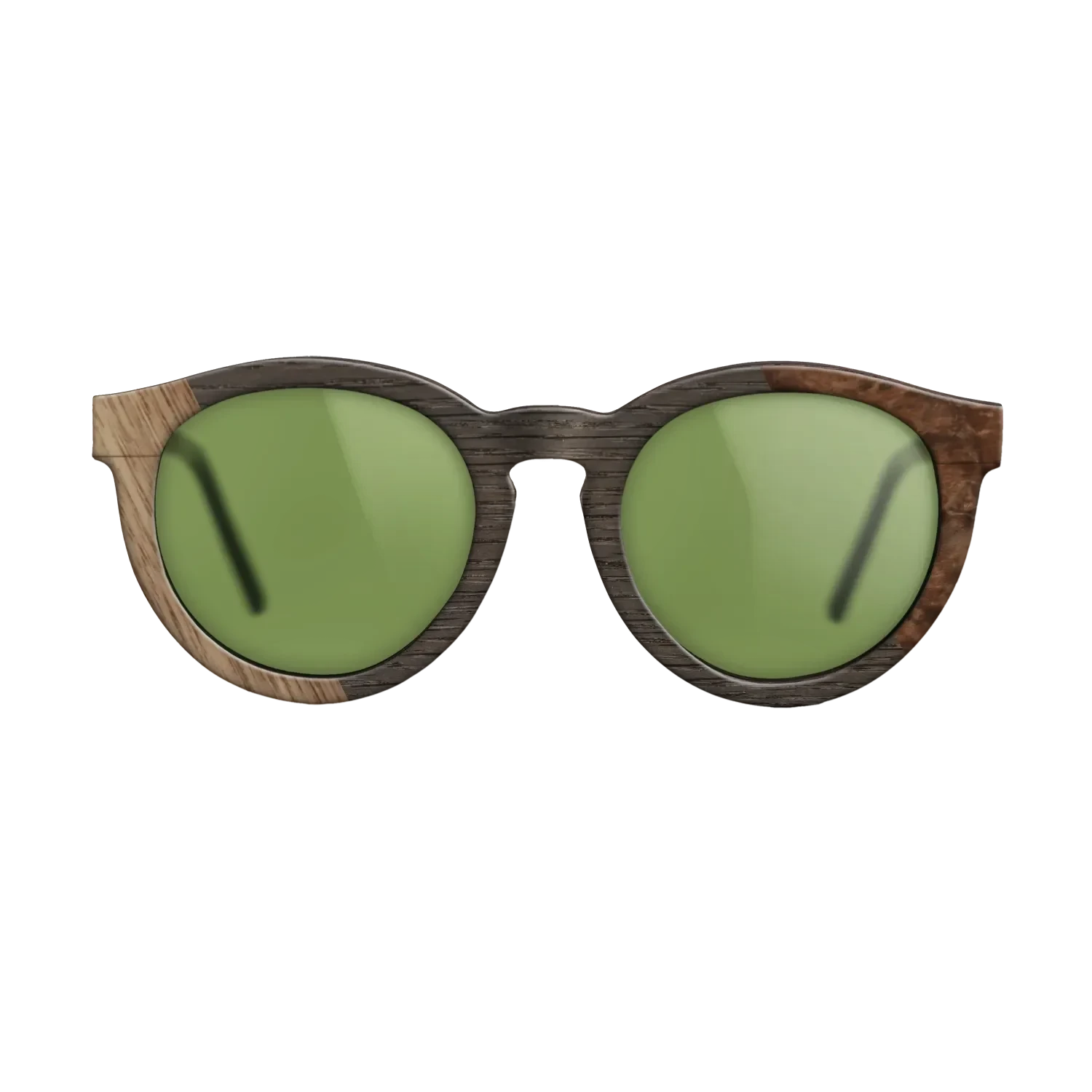 Walnut Burl,Walnut: Straight Grain,Fumed Oak: Bauhaus - The Rebel - Round - SIRIS wood optic