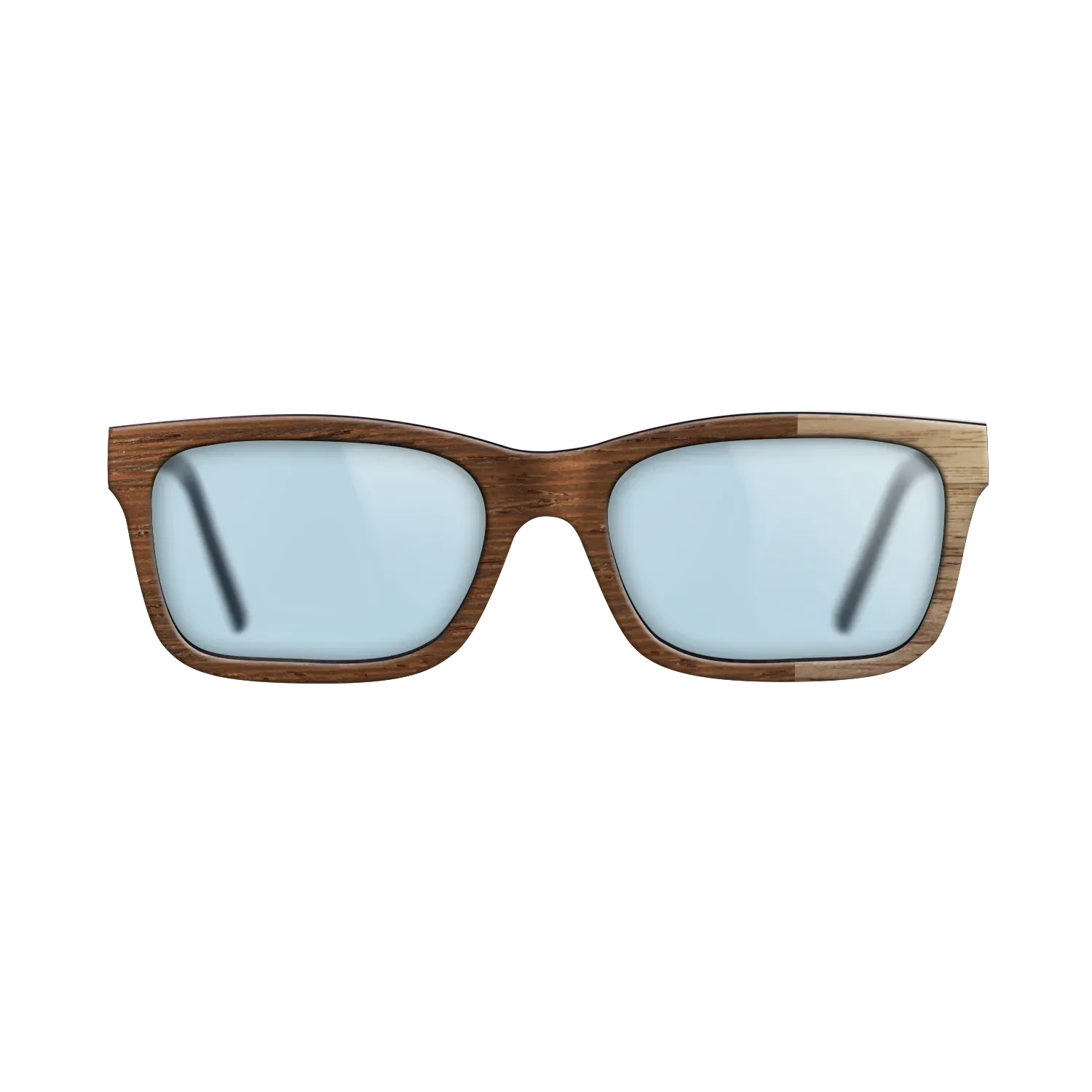 Ziricote Dark Quartered,Walnut: Straight Grain: Bauhaus - The Sage - Rectangle - SIRIS wood optic