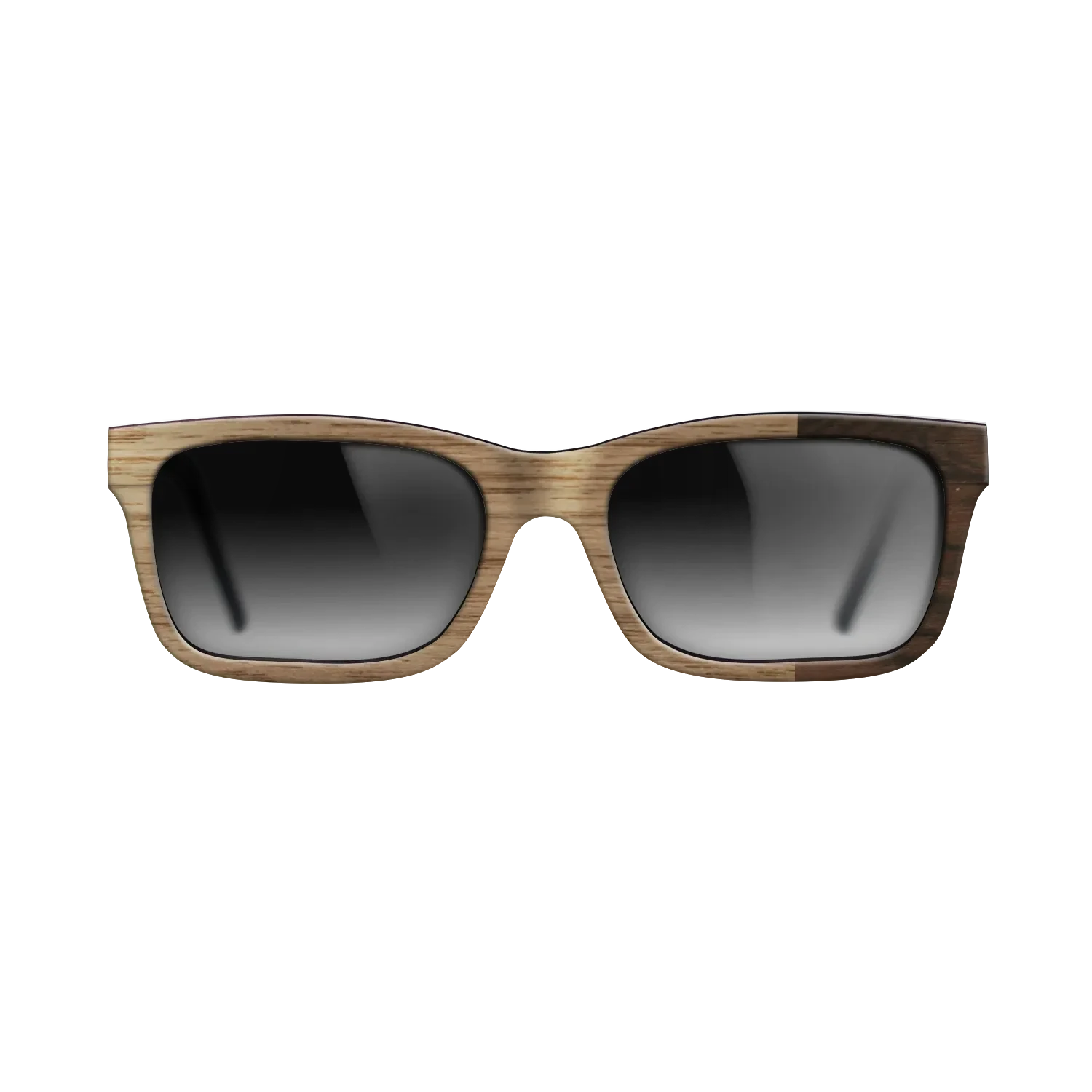 Walnut: Straight Grain,Ziricote Dark Quartered: Bauhaus - The Sage - Rectangle - SIRIS wood optic
