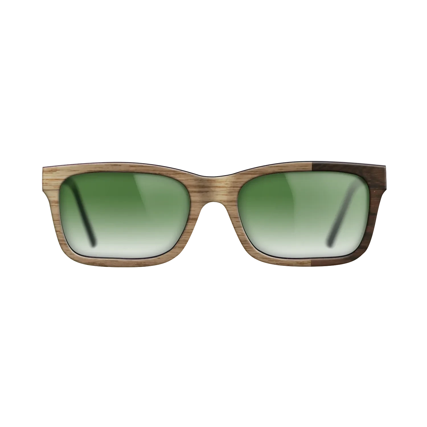 Walnut: Straight Grain,Ziricote Dark Quartered: Bauhaus - The Sage - Rectangle - SIRIS wood optic