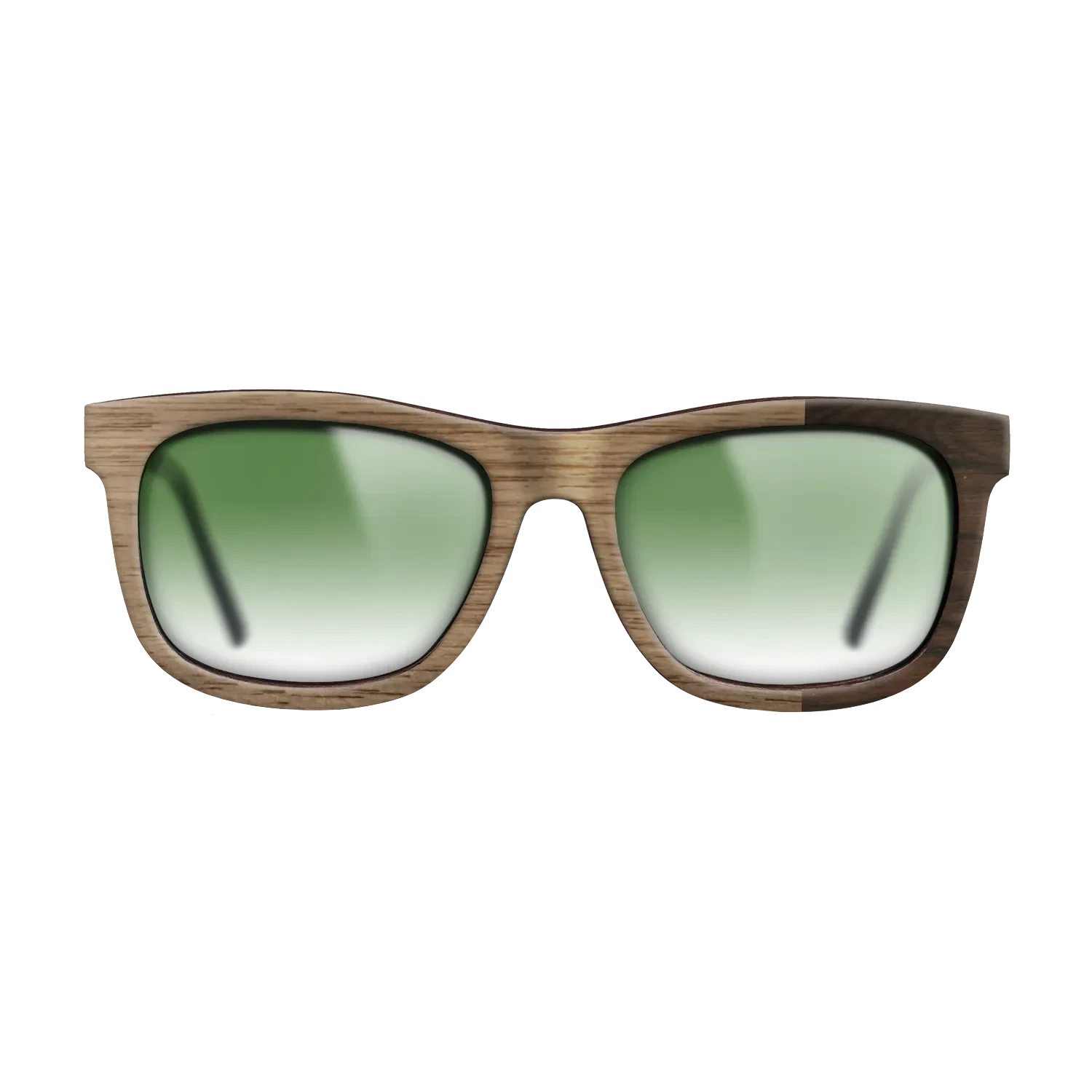 Walnut: Straight Grain,Ziricote Dark Quartered: Bauhaus - The Hero - Square - SIRIS wood optic