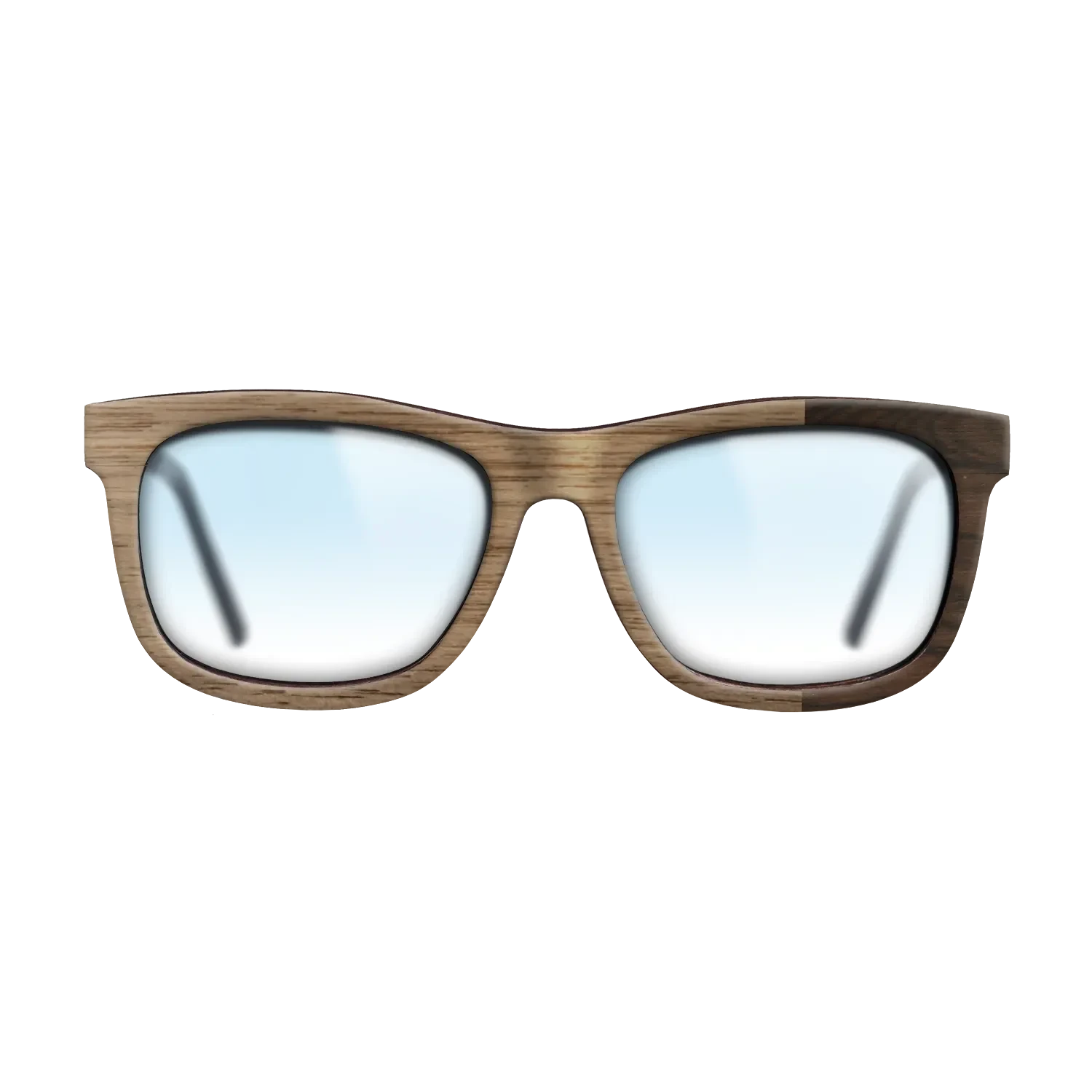 Walnut: Straight Grain,Ziricote Dark Quartered: Bauhaus - The Hero - Square - SIRIS wood optic