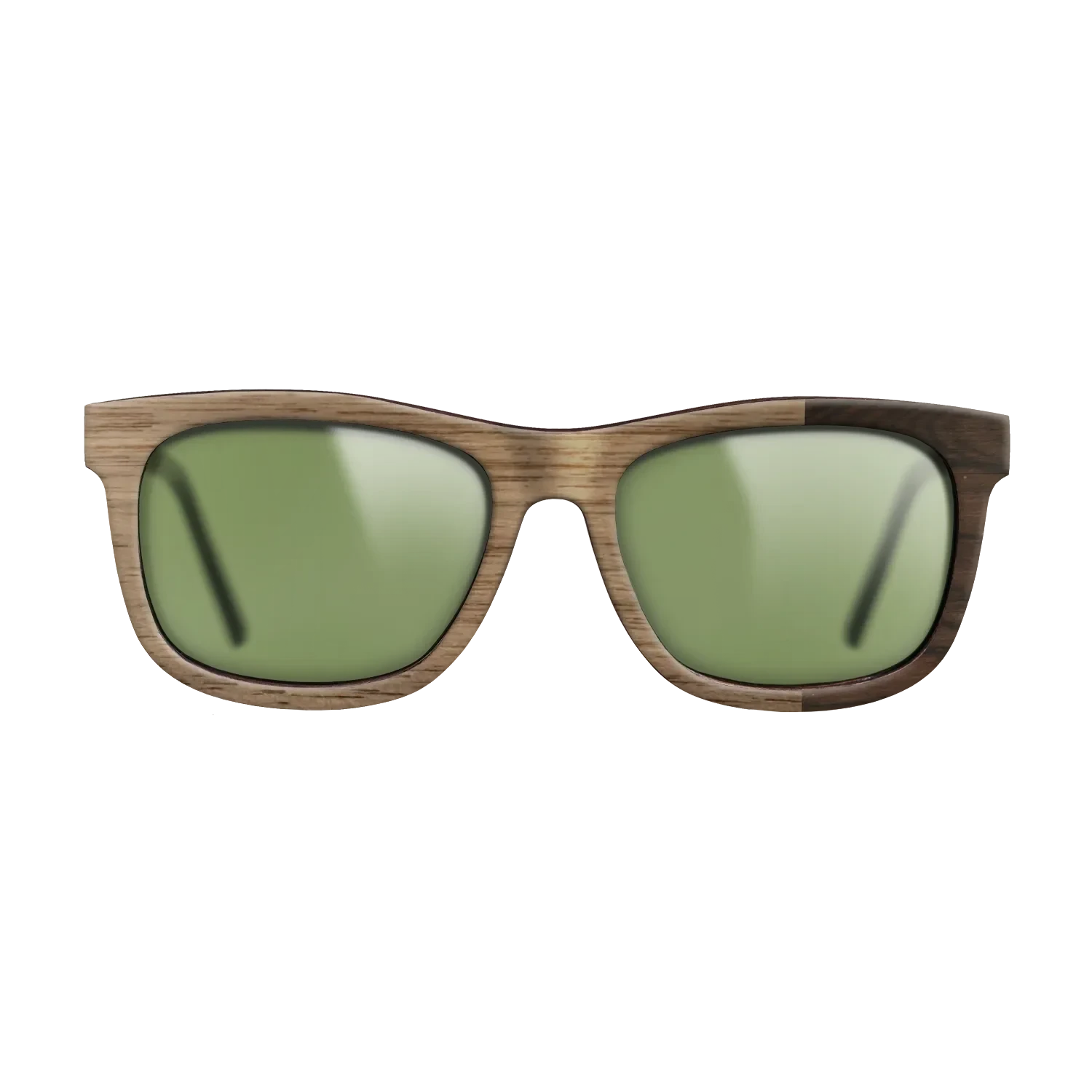 Walnut: Straight Grain,Ziricote Dark Quartered: Bauhaus - The Hero - Square - SIRIS wood optic