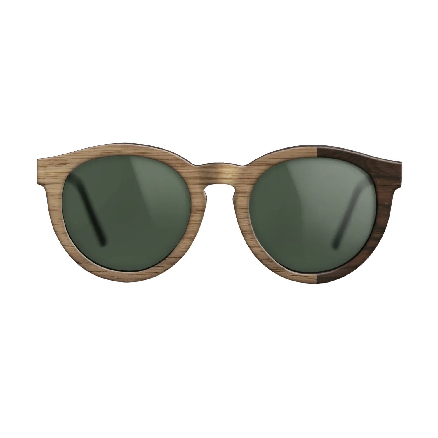 Walnut: Straight Grain,Ziricote Dark Quartered: Bauhaus - The Rebel - Round - SIRIS wood optic