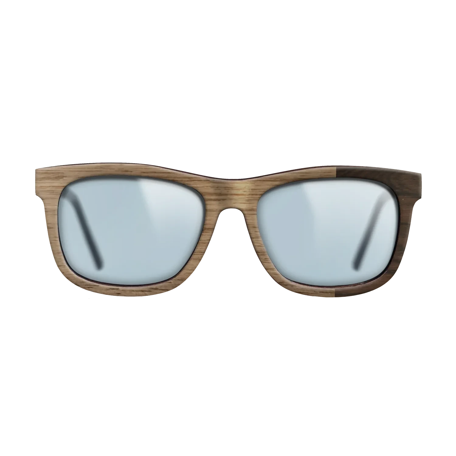 Walnut: Straight Grain,Ziricote Dark Quartered: Bauhaus - The Hero - Square - SIRIS wood optic