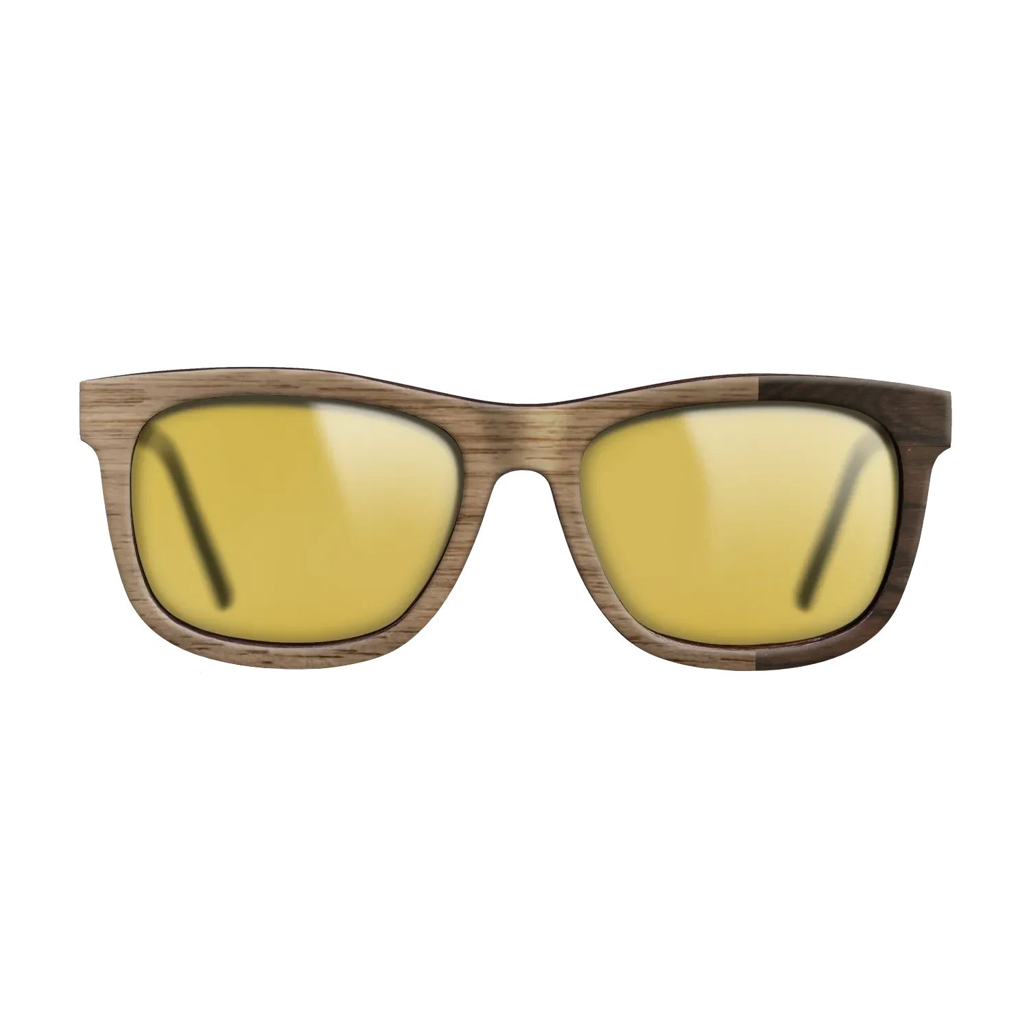 Walnut: Straight Grain,Ziricote Dark Quartered: Bauhaus - The Hero - Square - SIRIS wood optic