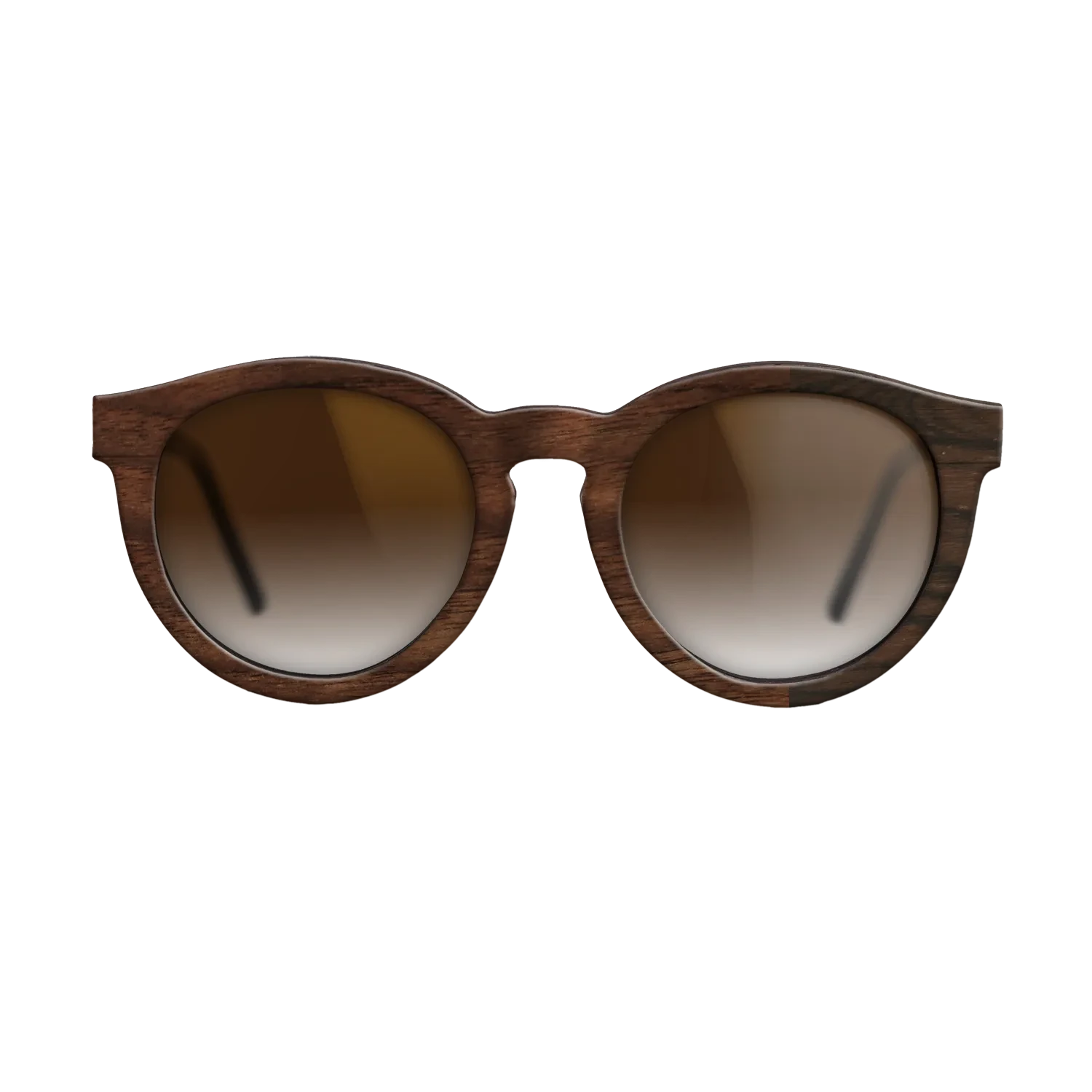 Walnut Claro Dark,Ziricote Dark Quartered: Bauhaus - The Rebel - Round - SIRIS wood optic