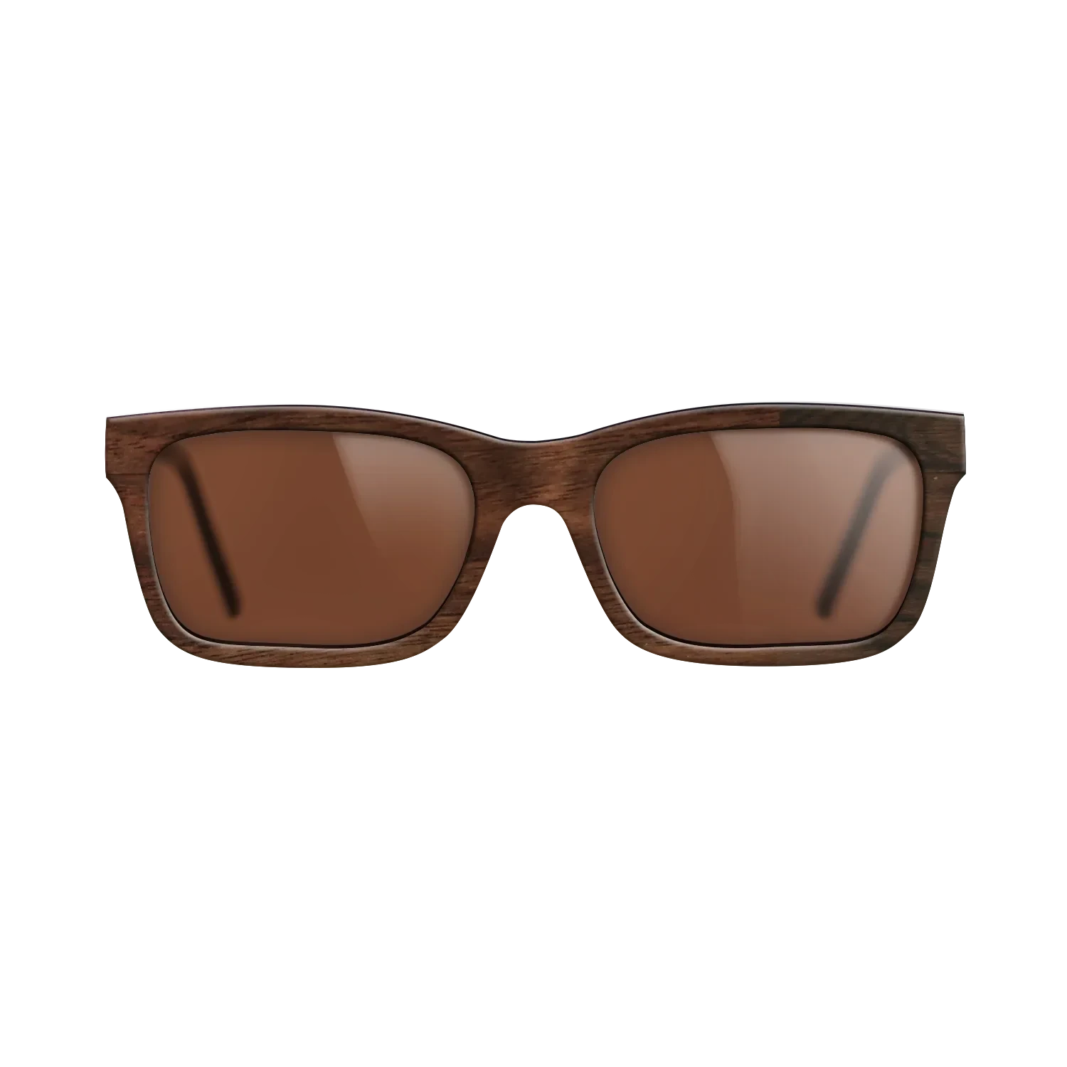 Walnut Claro Dark,Ziricote Dark Quartered: Bauhaus - The Sage - Rectangle - SIRIS wood optic