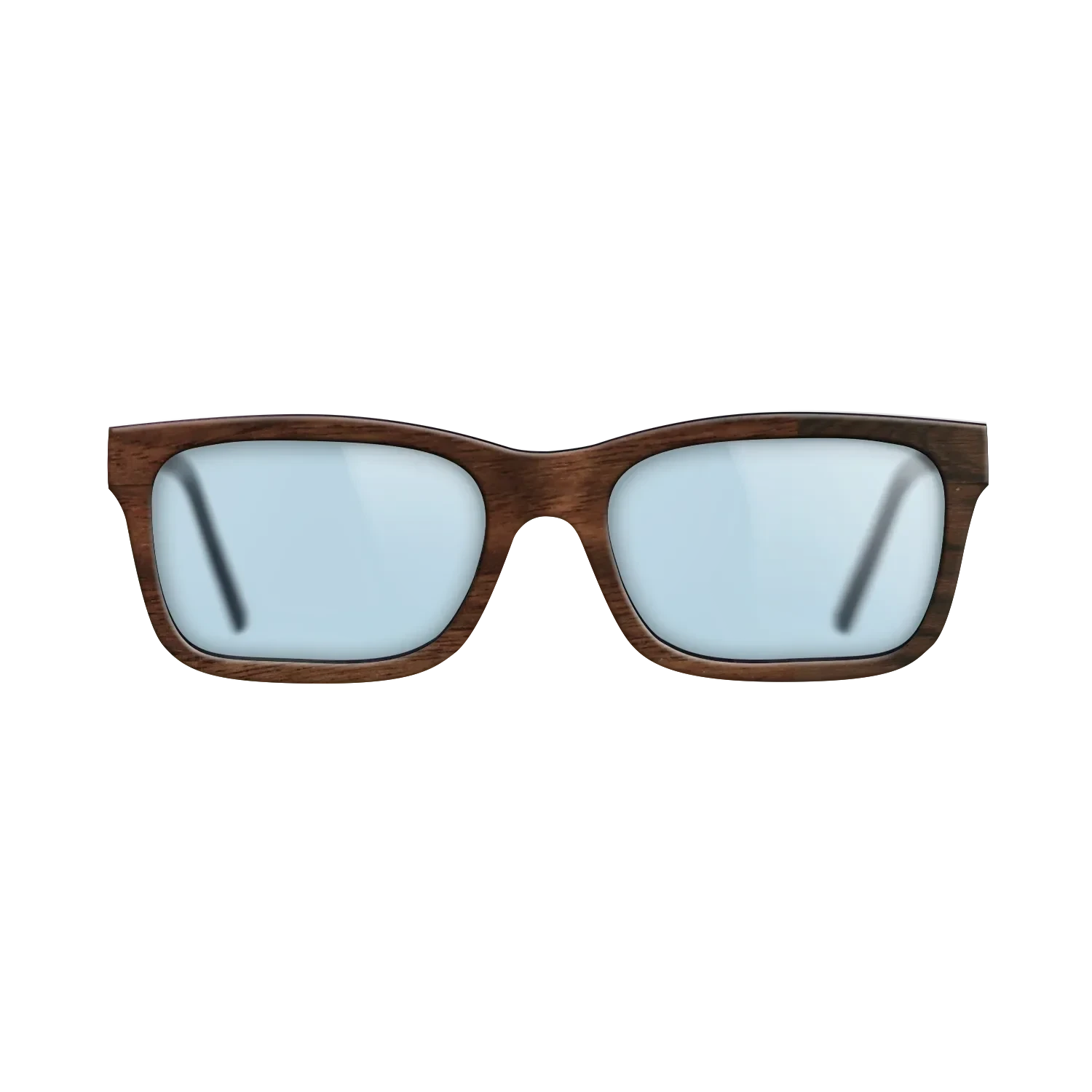 Walnut Claro Dark,Ziricote Dark Quartered: Bauhaus - The Sage - Rectangle - SIRIS wood optic