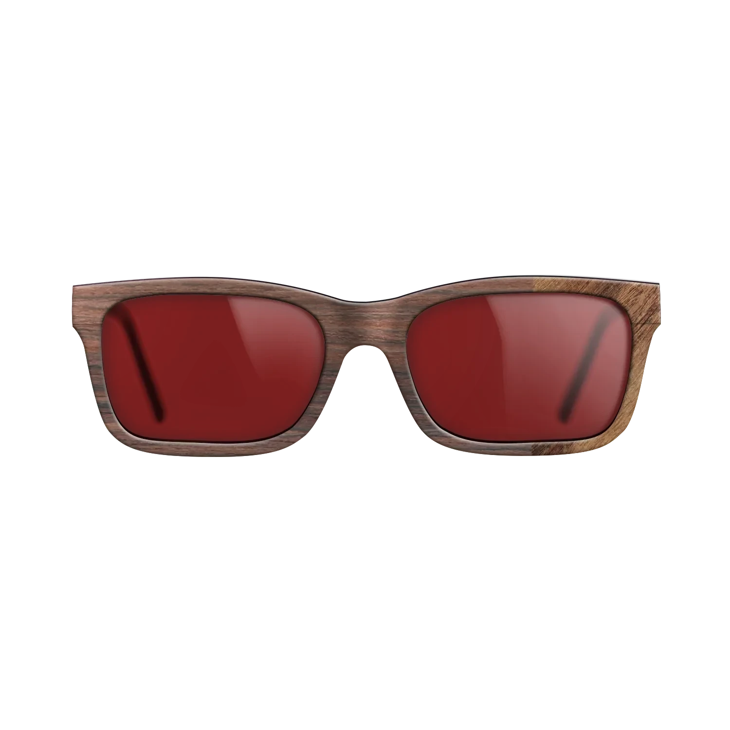 Rosewood Reconstituted,Santos Rosewood Dark: Bauhaus - The Sage - Rectangle - SIRIS wood optic