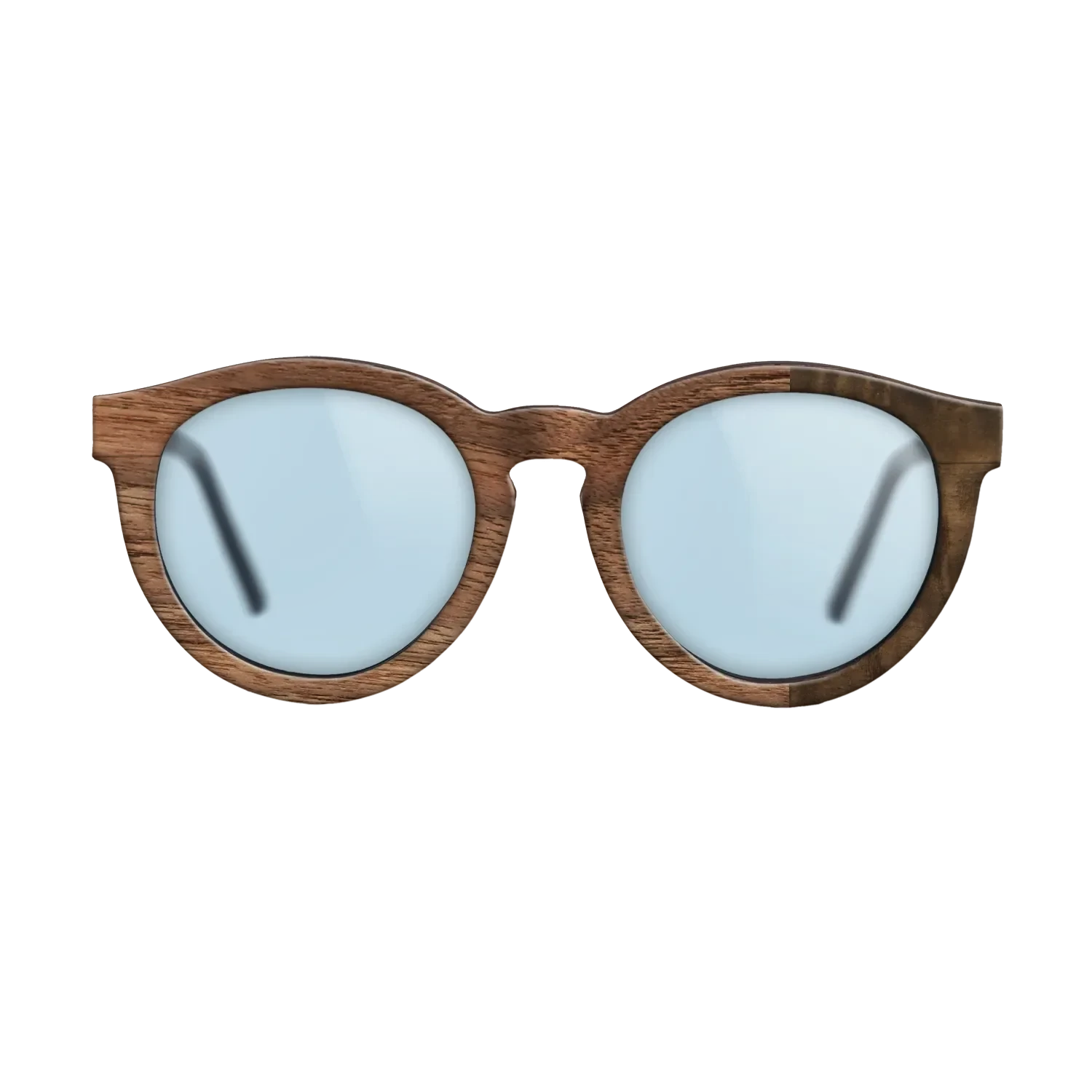 Walnut Claro Dark,Fumed Eucalyptus: Bauhaus - The Rebel - Round - SIRIS wood optic