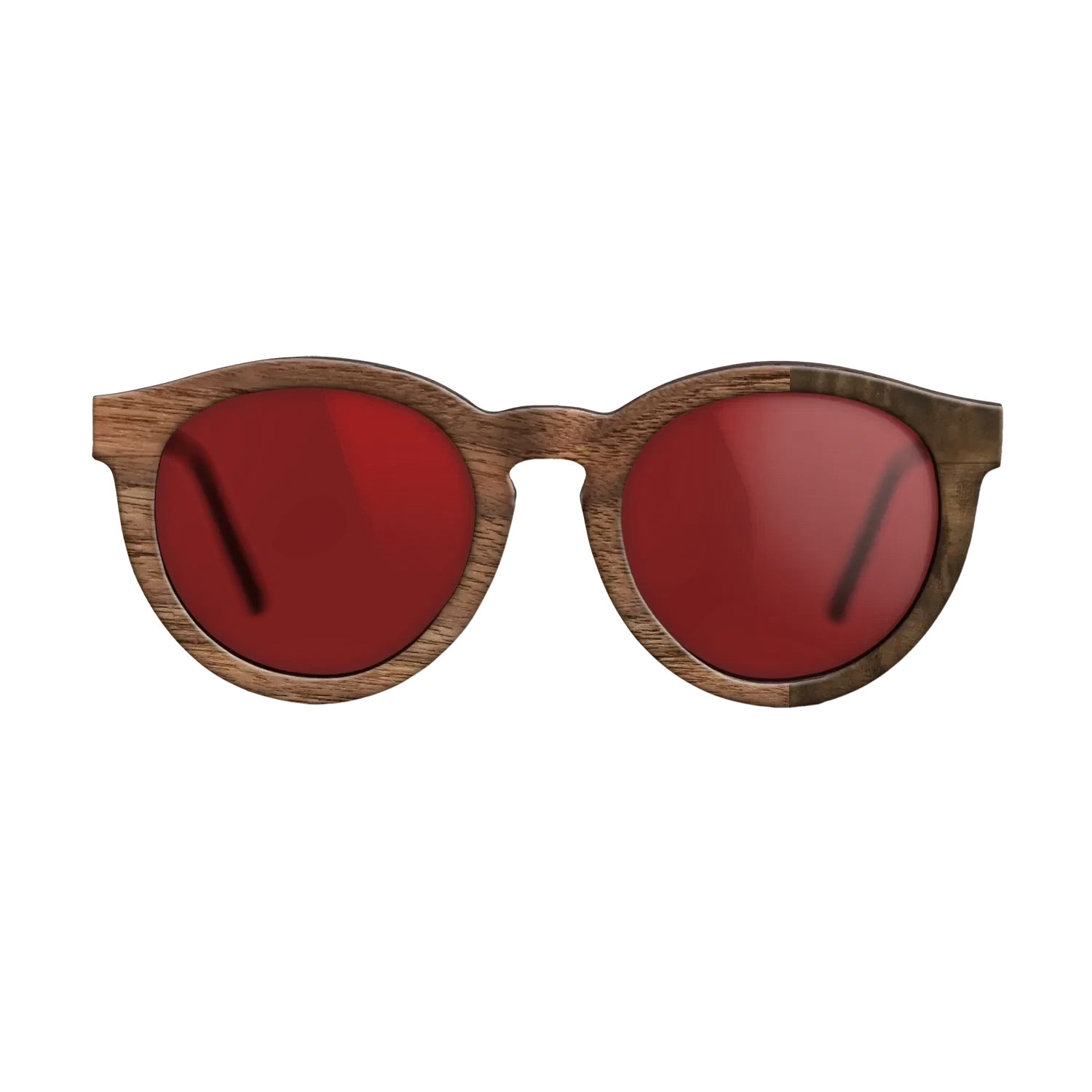 Walnut Claro Dark,Fumed Eucalyptus: Bauhaus - The Rebel - Round - SIRIS wood optic