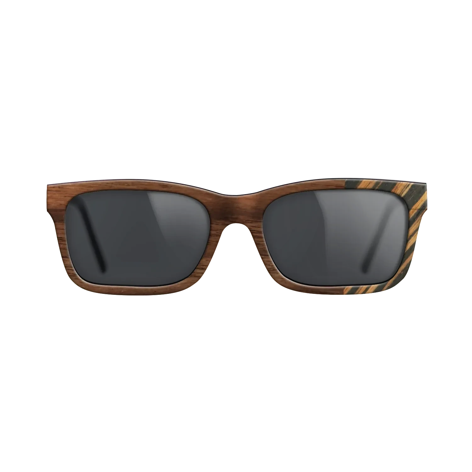 Walnut Claro Dark,Italian Ebony: Bauhaus - The Sage - Rectangle - SIRIS wood optic