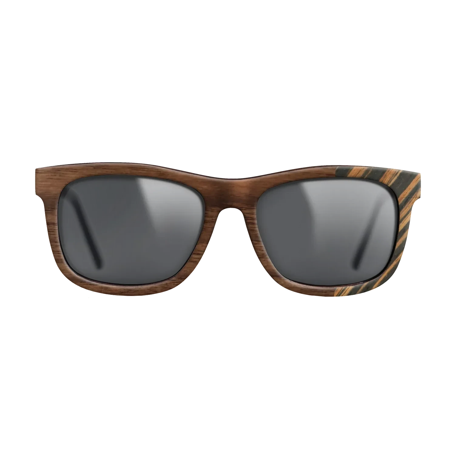 Walnut Claro Dark,Italian Ebony: Bauhaus - The Hero - Square - SIRIS wood optic