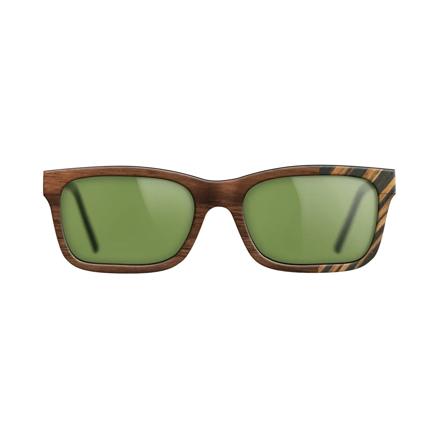 Walnut Claro Dark,Italian Ebony: Bauhaus - The Sage - Rectangle - SIRIS wood optic