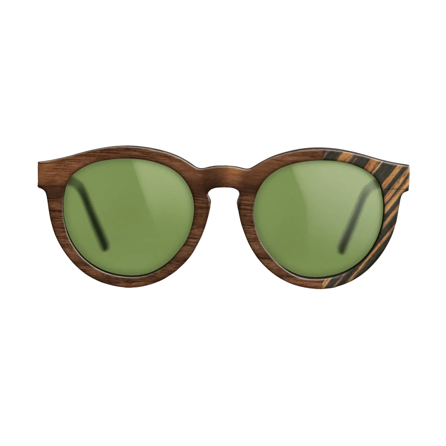 Walnut Claro Dark,Italian Ebony: Bauhaus - The Rebel - Round - SIRIS wood optic