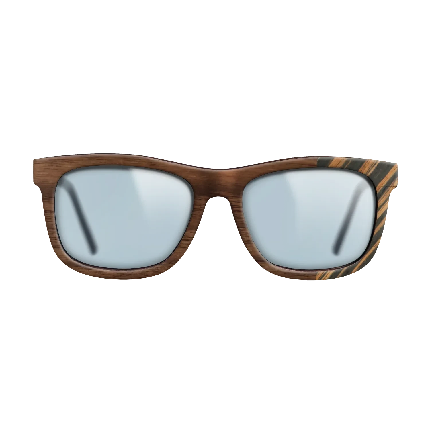 Walnut Claro Dark,Italian Ebony: Bauhaus - The Hero - Square - SIRIS wood optic