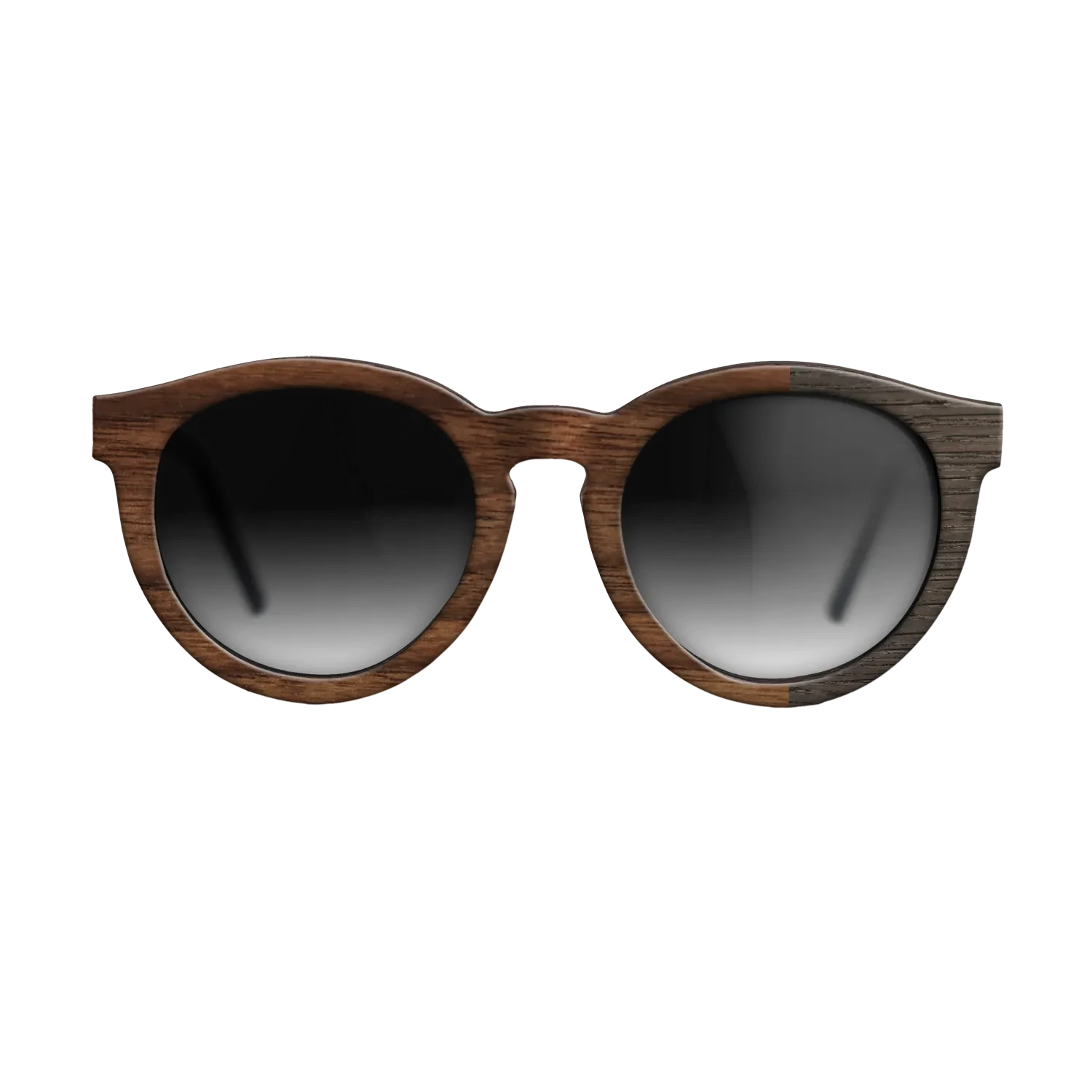 Walnut Claro Dark,Fumed Oak: Bauhaus - The Rebel - Round - SIRIS wood optic