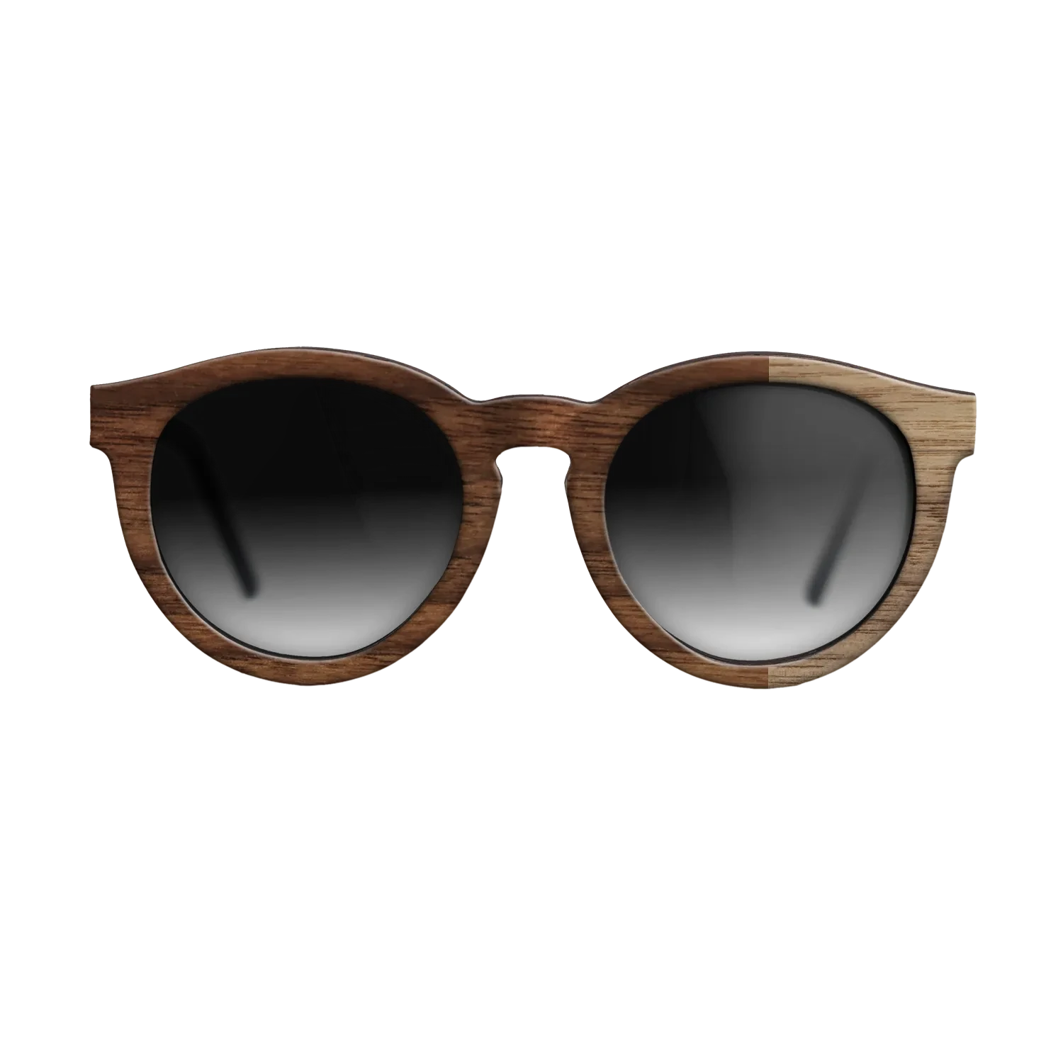 Walnut Claro Dark,Walnut: Straight Grain: Bauhaus - The Rebel - Round - SIRIS wood optic