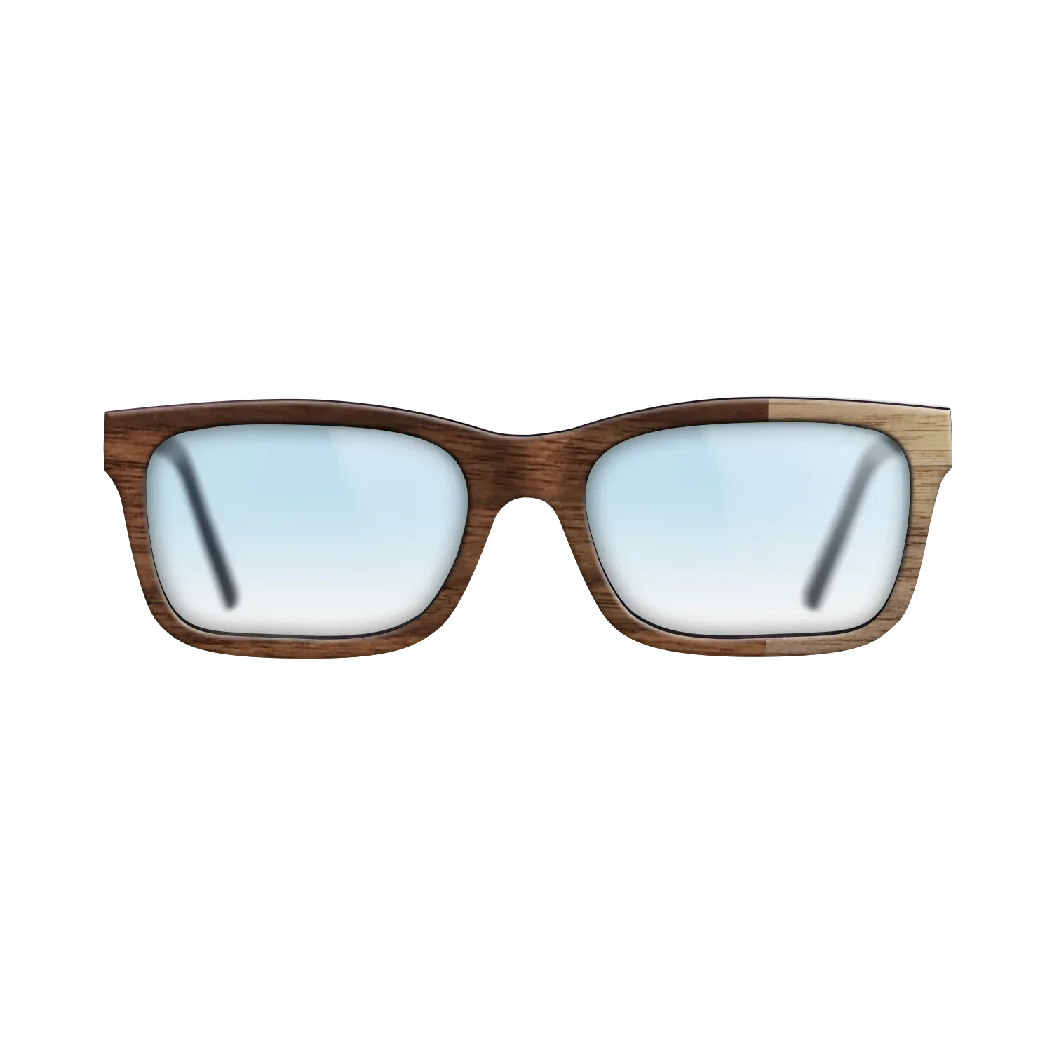 Walnut Claro Dark,Walnut: Straight Grain: Bauhaus - The Sage - Rectangle - SIRIS wood optic
