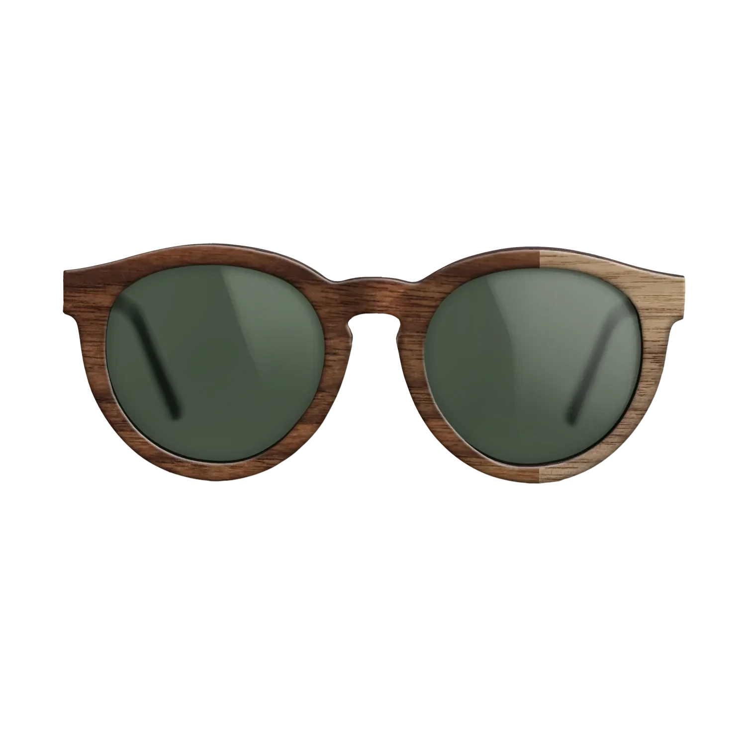 Walnut Claro Dark,Walnut: Straight Grain: Bauhaus - The Rebel - Round - SIRIS wood optic