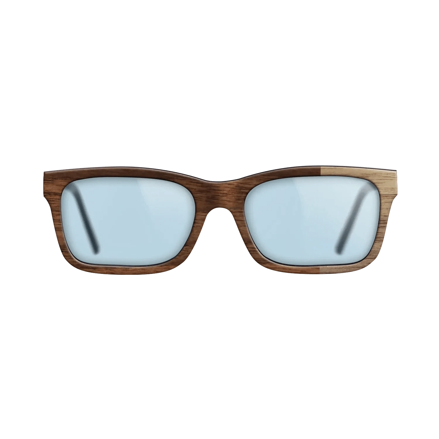 Walnut Claro Dark,Walnut: Straight Grain: Bauhaus - The Sage - Rectangle - SIRIS wood optic