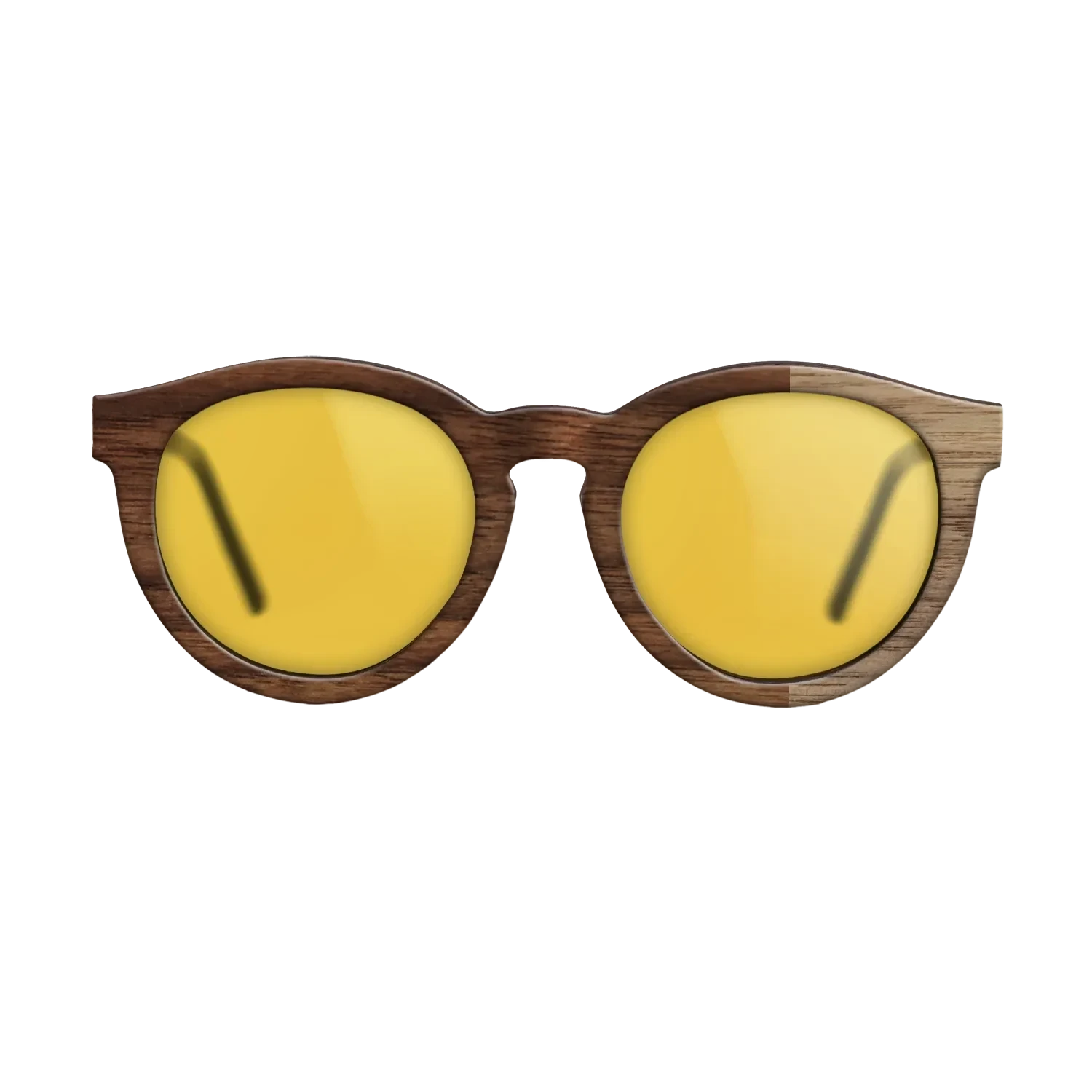 Walnut Claro Dark,Walnut: Straight Grain: Bauhaus - The Rebel - Round - SIRIS wood optic