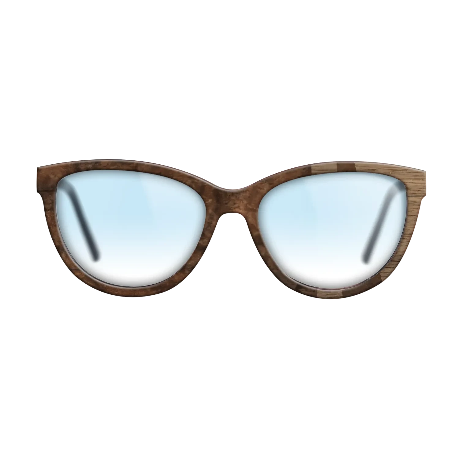 Walnut Burl,Walnut: Straight Grain: Bauhaus - The Maiden - Cat - SIRIS wood optic