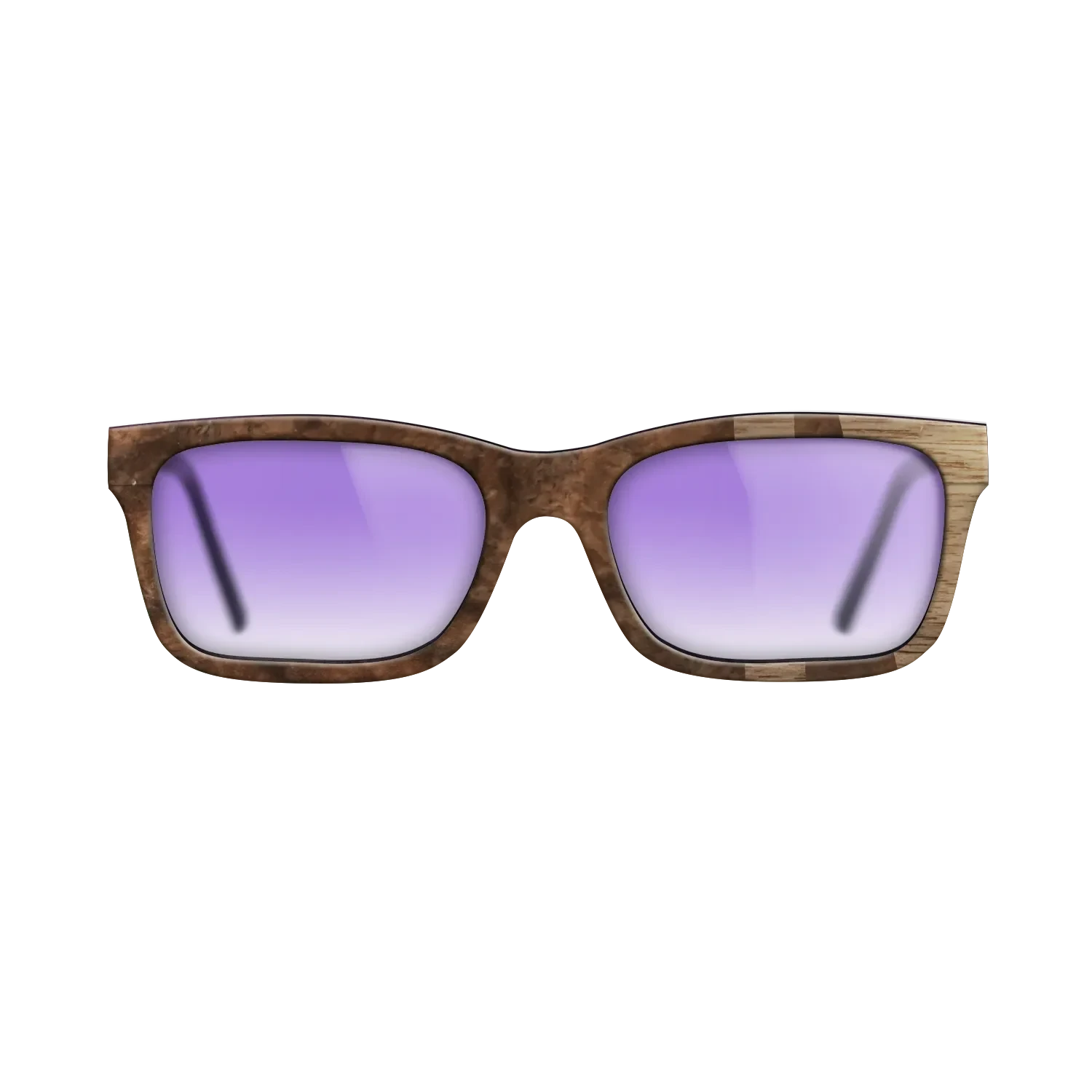 Walnut Burl,Walnut: Straight Grain: Bauhaus - The Sage - Rectangle - SIRIS wood optic