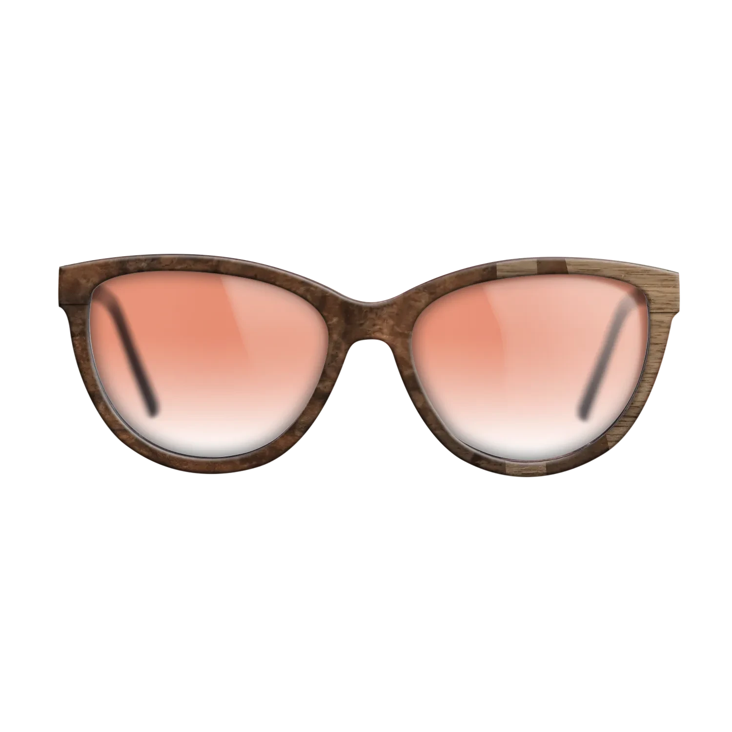 Walnut Burl,Walnut: Straight Grain: Bauhaus - The Maiden - Cat - SIRIS wood optic