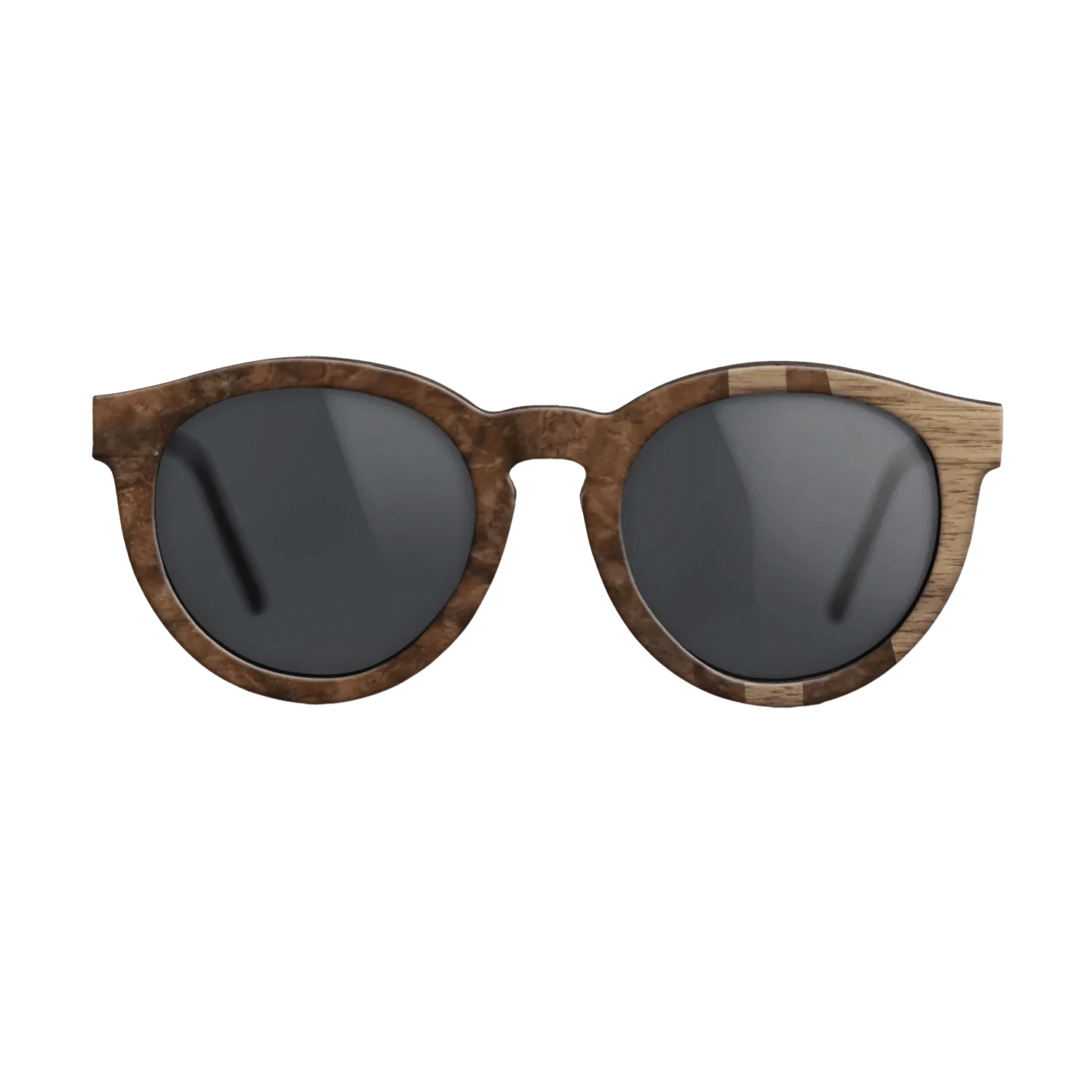 Walnut Burl,Walnut: Straight Grain: Bauhaus - The Rebel - Round - SIRIS wood optic