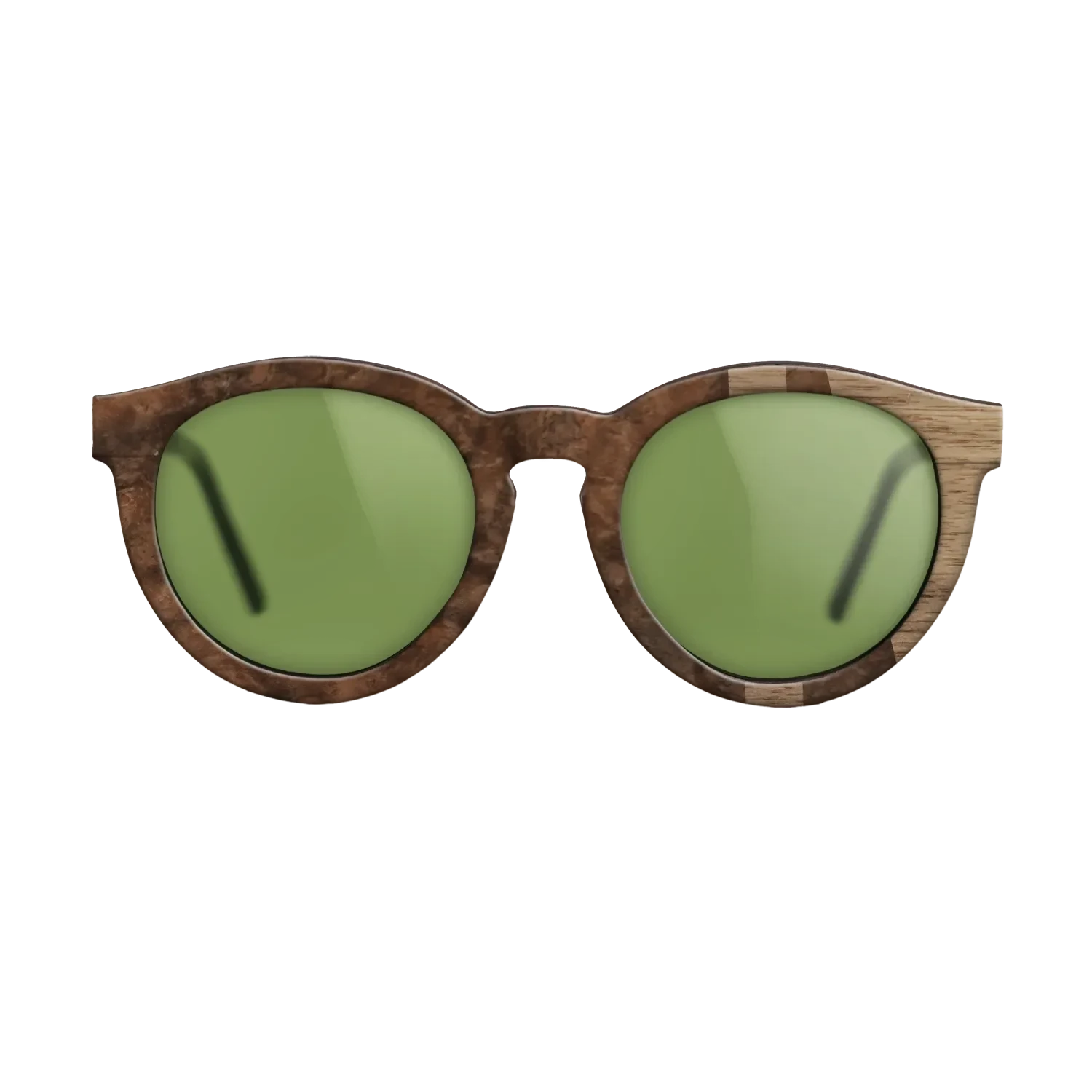 Walnut Burl,Walnut: Straight Grain: Bauhaus - The Rebel - Round - SIRIS wood optic